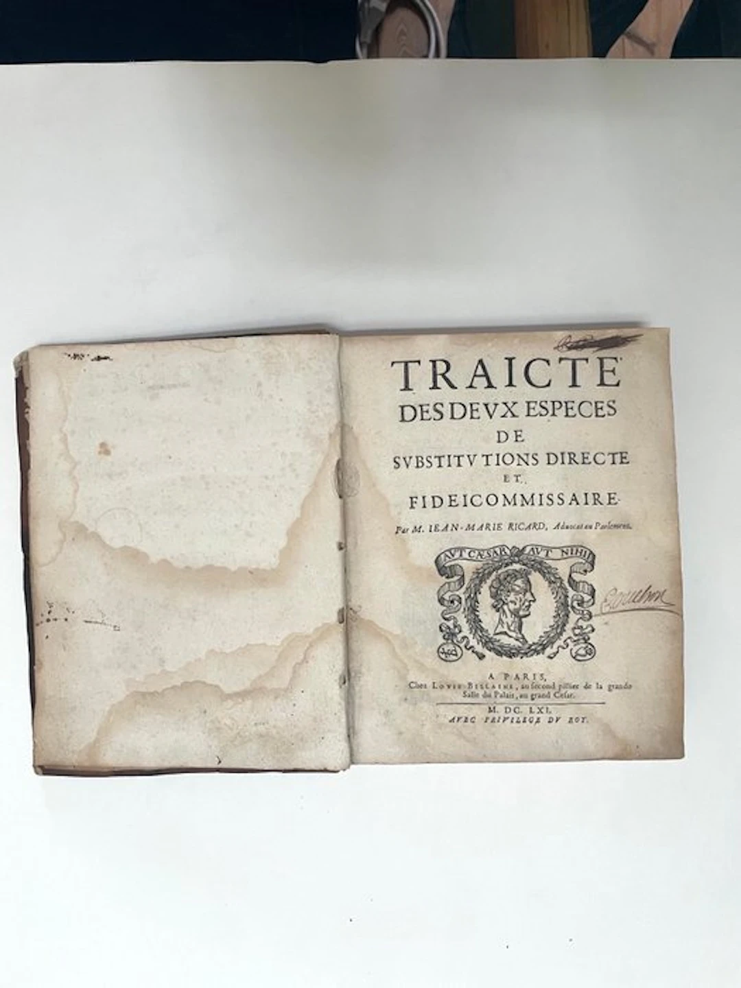 Jean-Marie Ricard - Traicté des deux especes de...