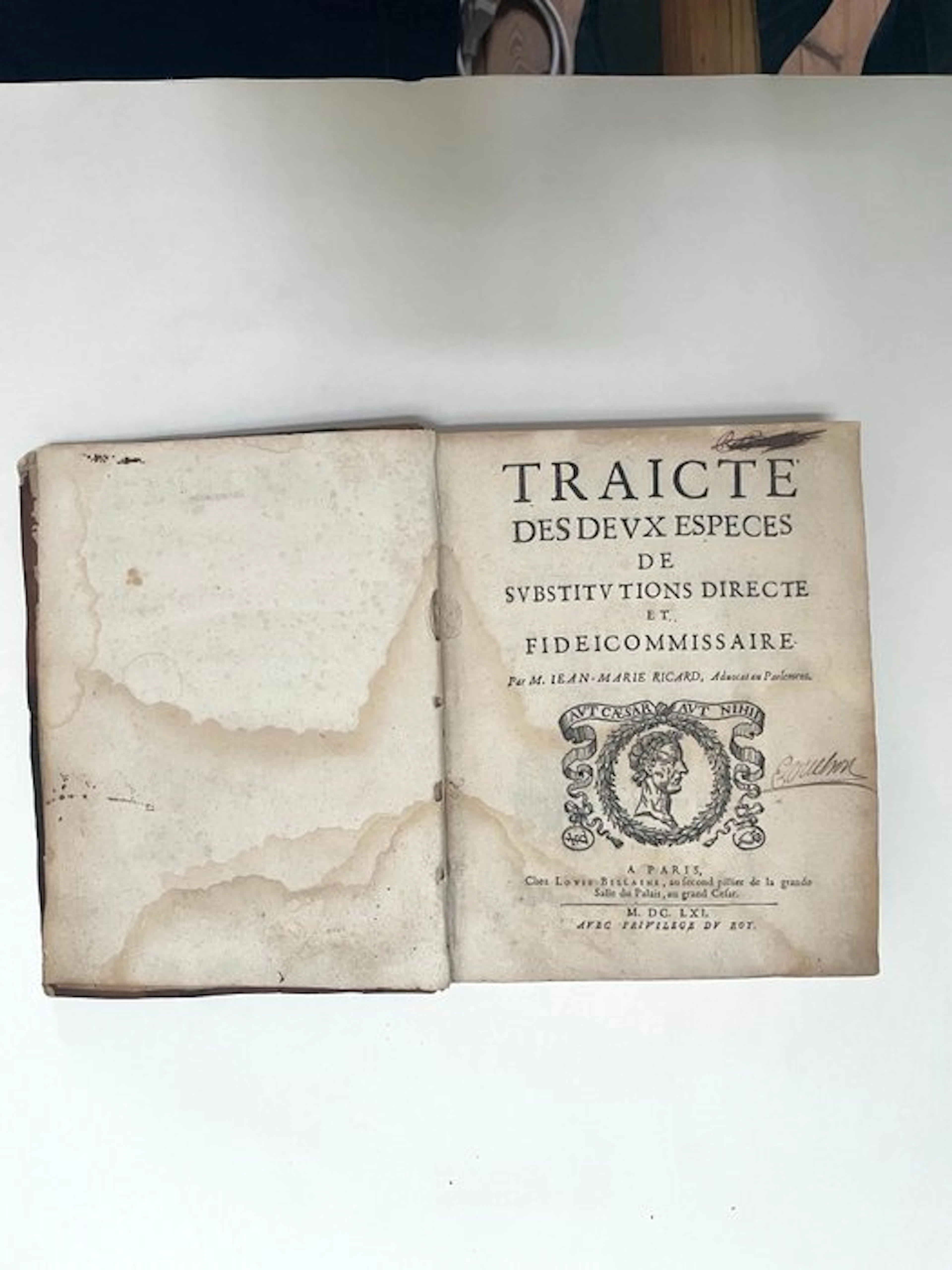 Jean-Marie Ricard - Traicté des deux especes de...