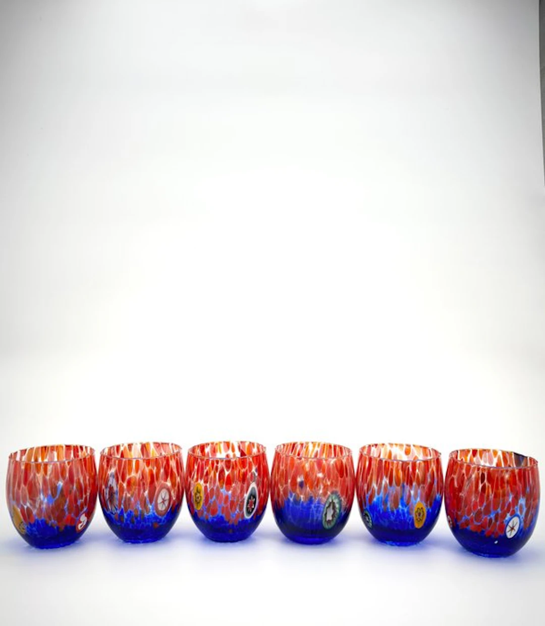 Drinking service (6) - Glass - murrine glasses