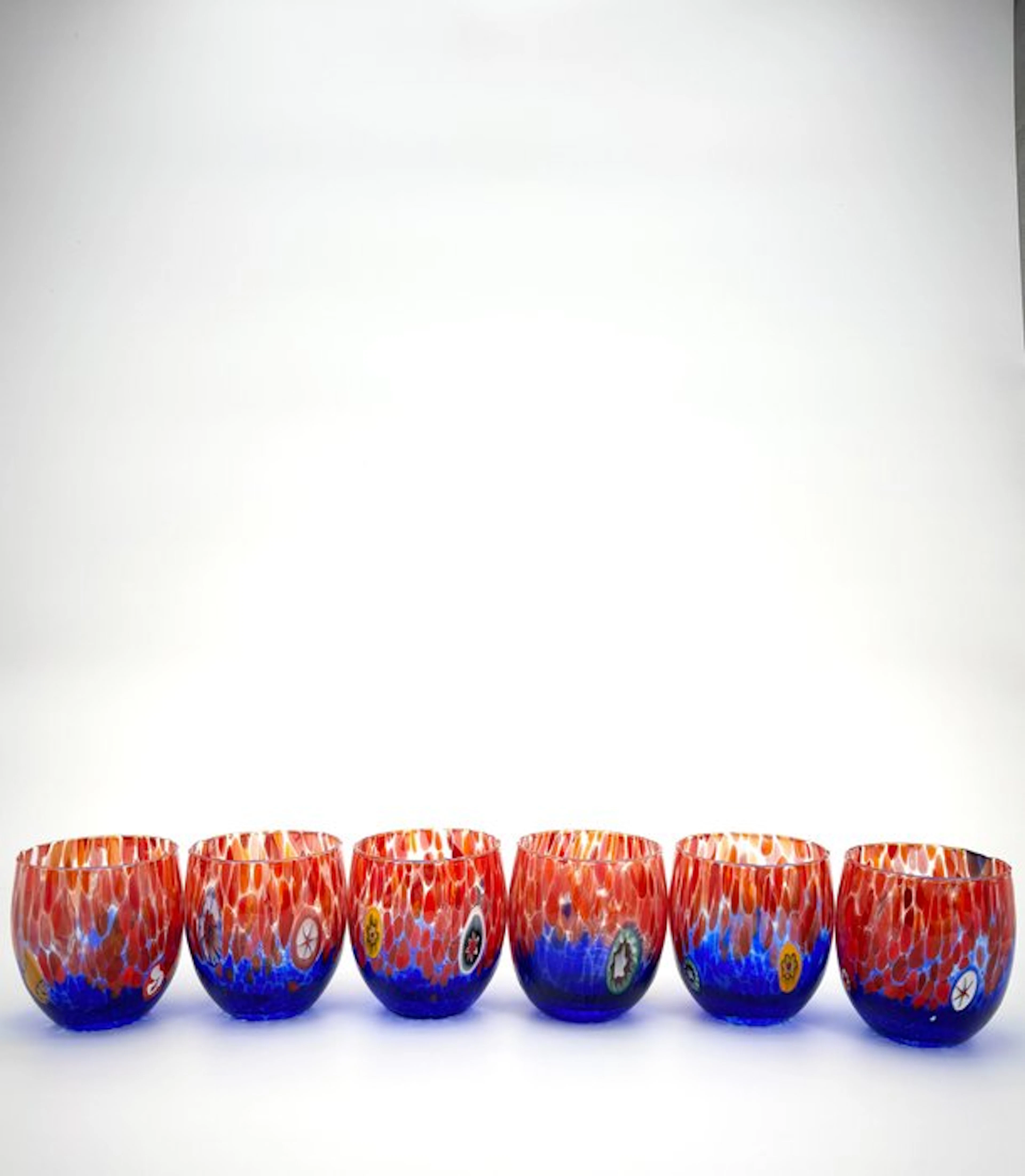 Drinking service (6) - Glass - murrine glasses