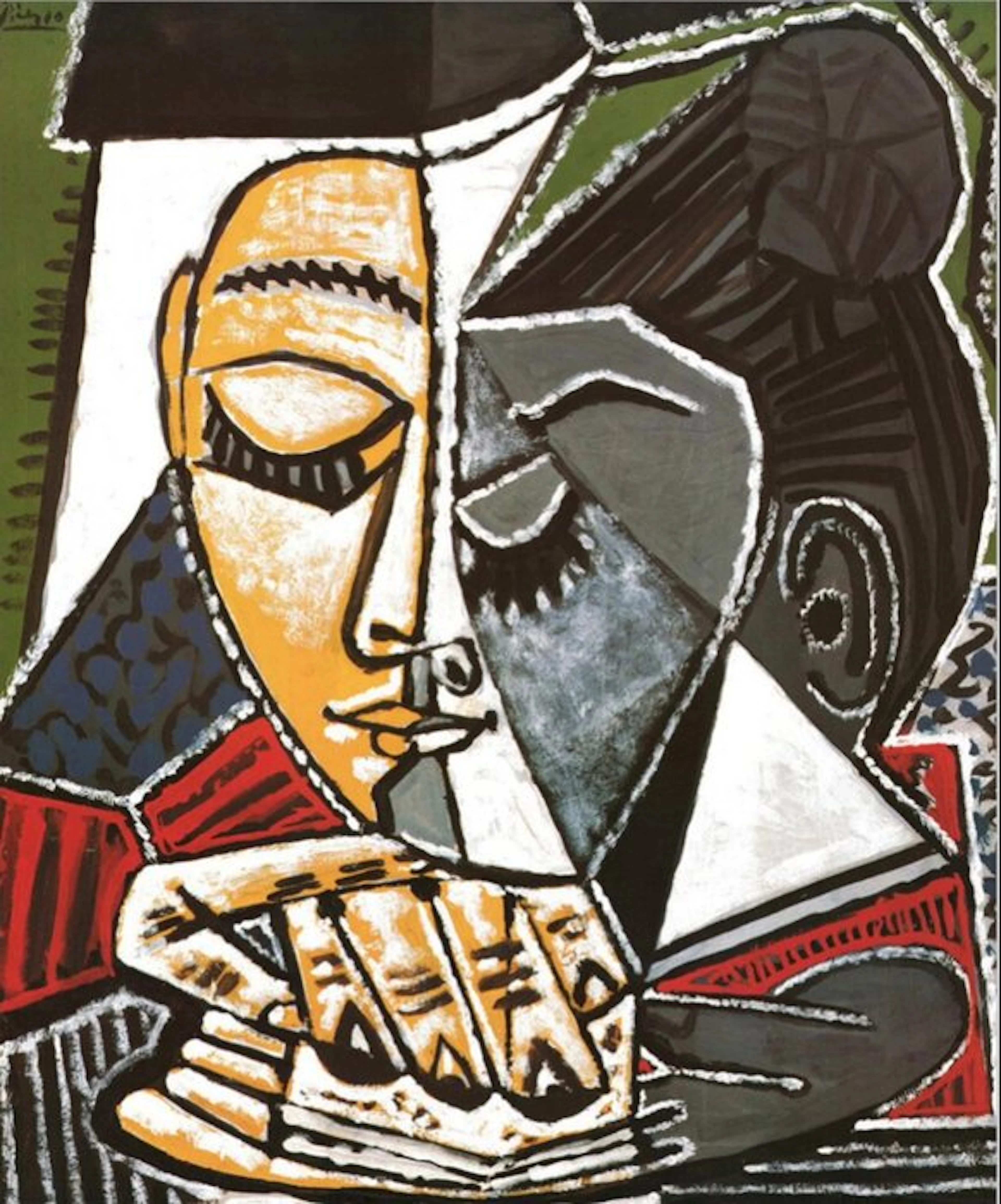 Pablo Picasso (1881-1973) - “Tete d'une Femme Lisant