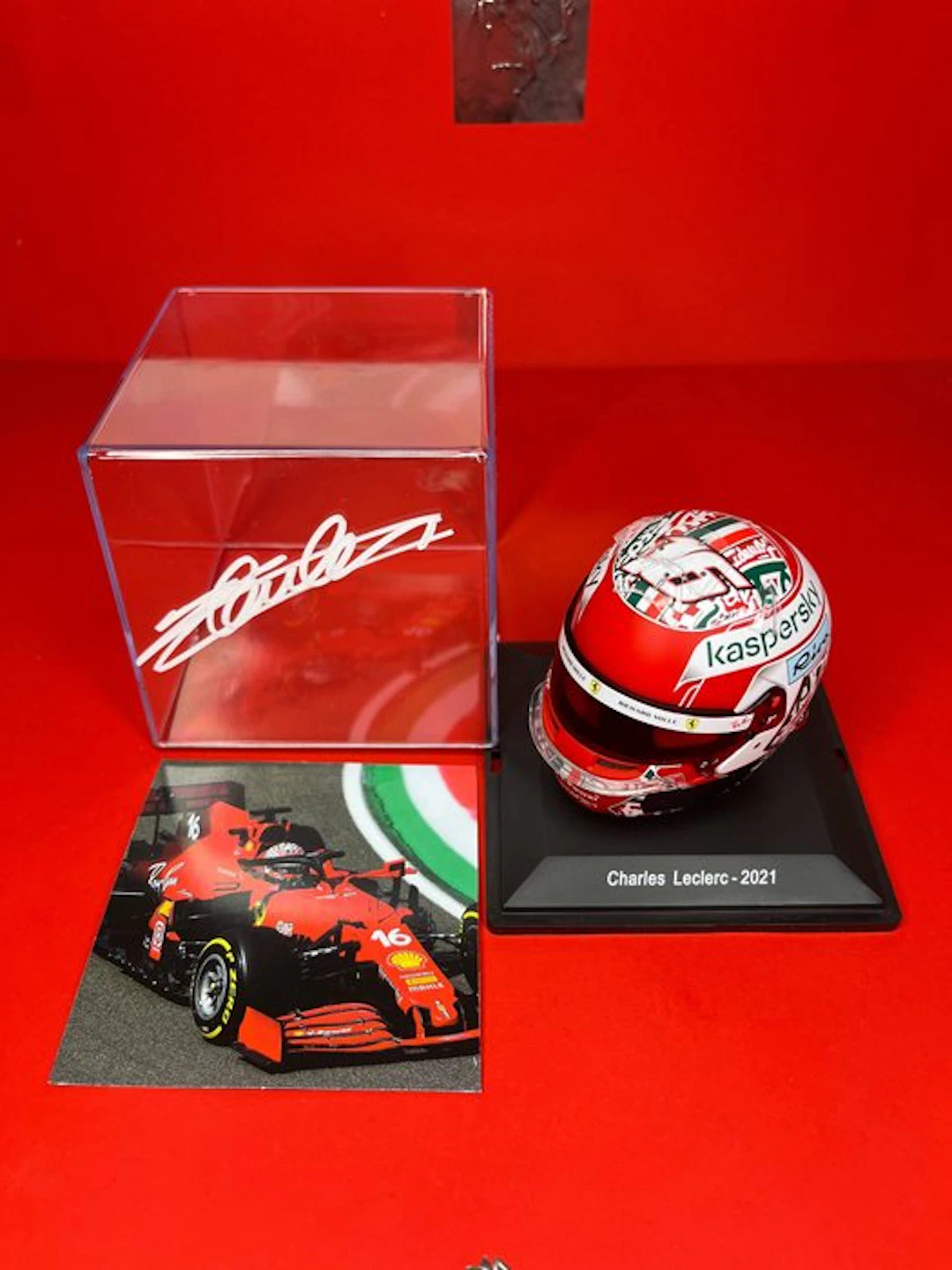 Ferrari - Imola GP 2021 - Limited Edition - Charles Leclerc - 1:5 scale helmet
