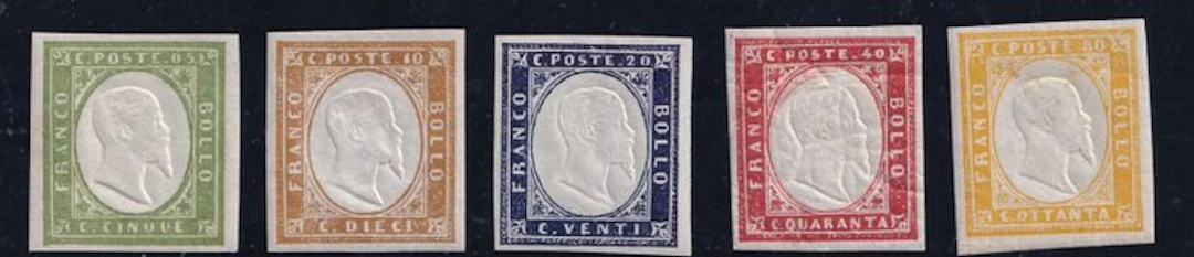Italian Ancient States - Sardinia 1861/1863 - Kingdom of...