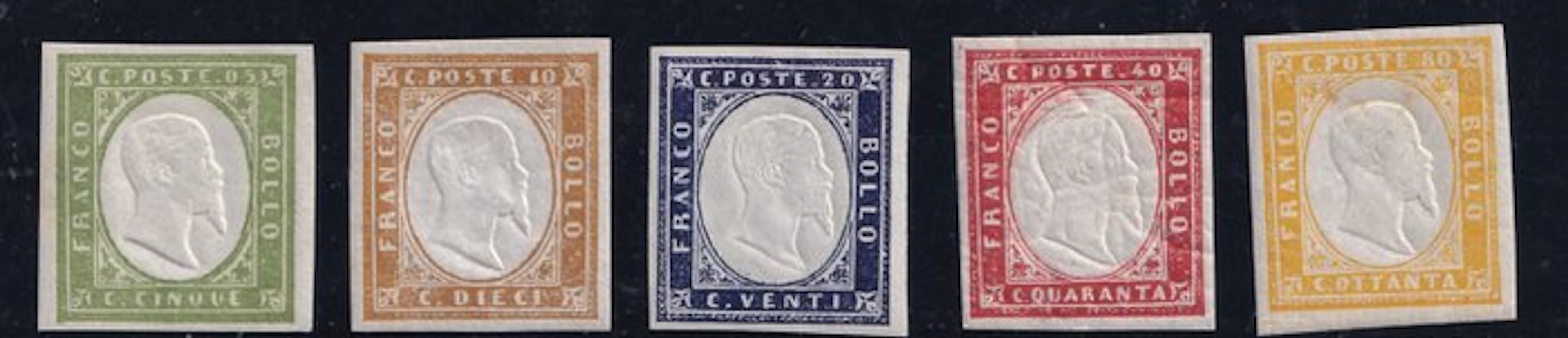 Italian Ancient States - Sardinia 1861/1863 - Kingdom of...
