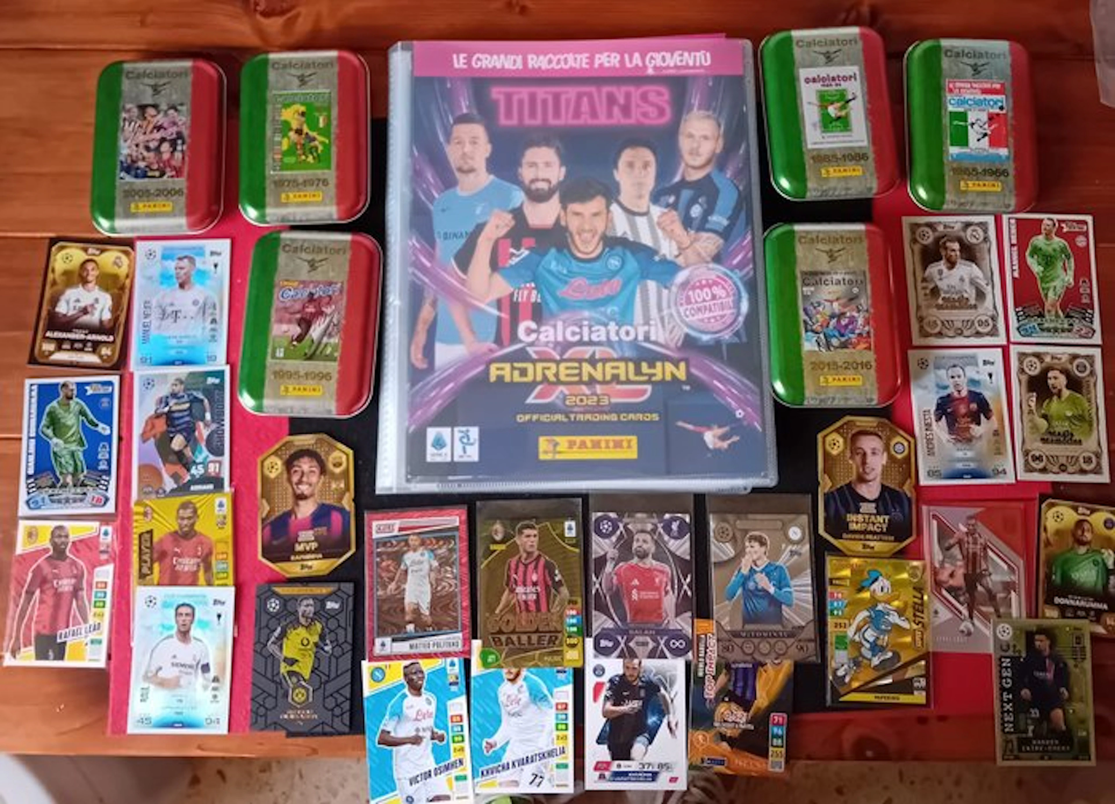 Misto Panini Calciatori Adrenalyn XL Calciatori misti Insert card