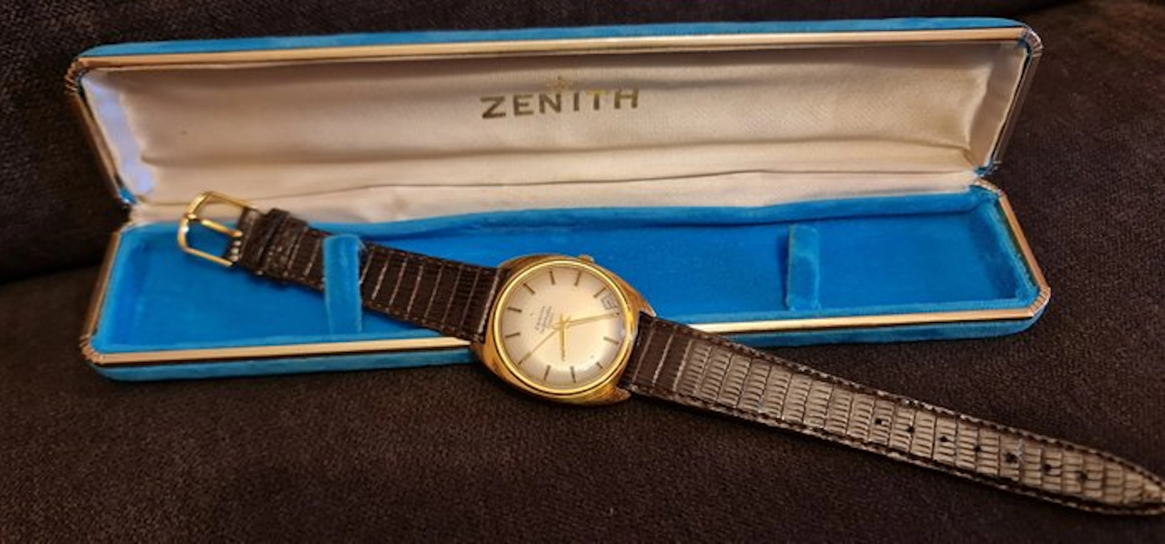 Zenith - Stellina Date automatic 28.800 18k/750 Gold - Men - 1970-1979