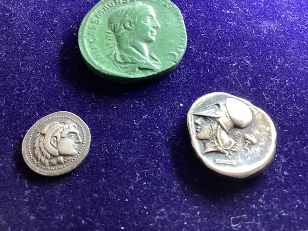 Replica Roman / Greek Silver, Bronze Coins
