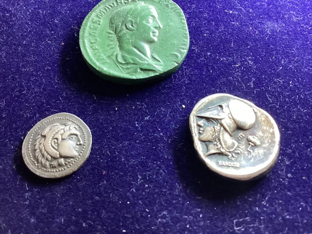 Replica Roman / Greek Silver, Bronze Coins
