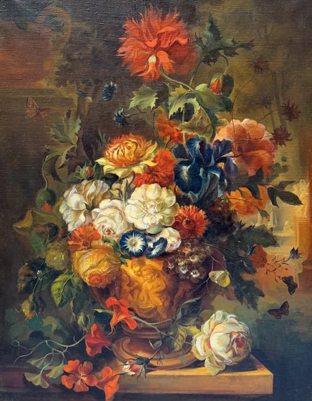 Jan van Huysum (1682–1749), after - Vase of Flowers (1722)