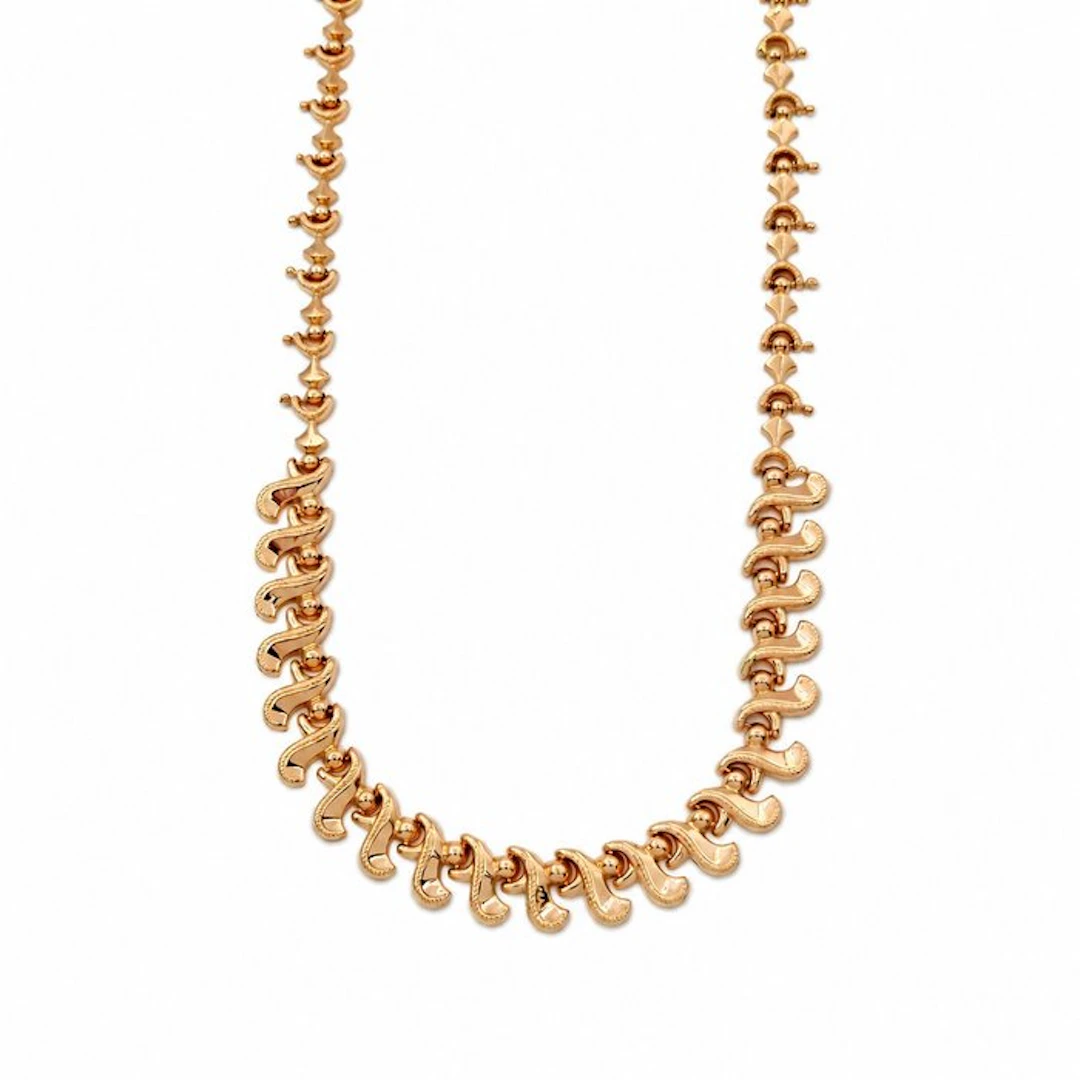 Necklace - 18 kt. Yellow gold - Made in Italy - Handmade