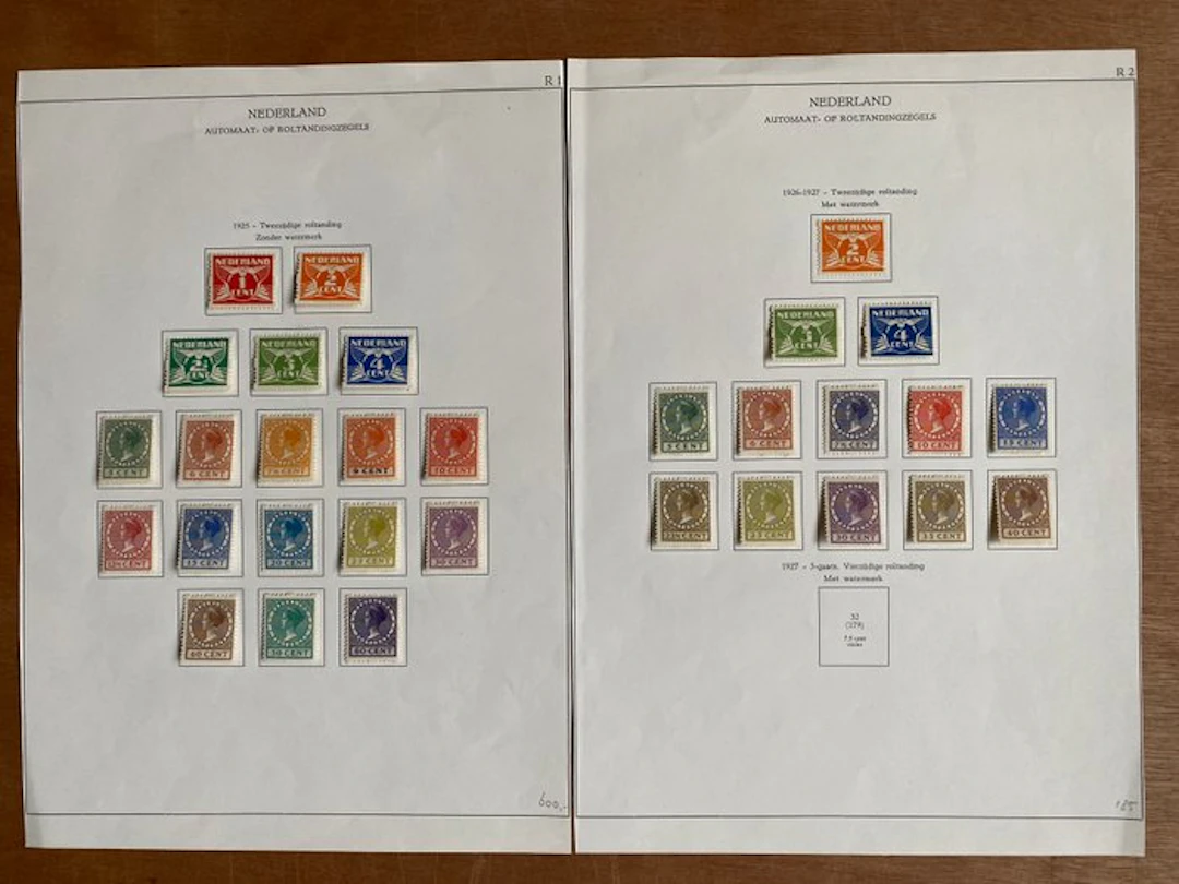 Netherlands 1925/1926 - Roltanding. - Speciale catalogus nummer R1 t/m R31.
