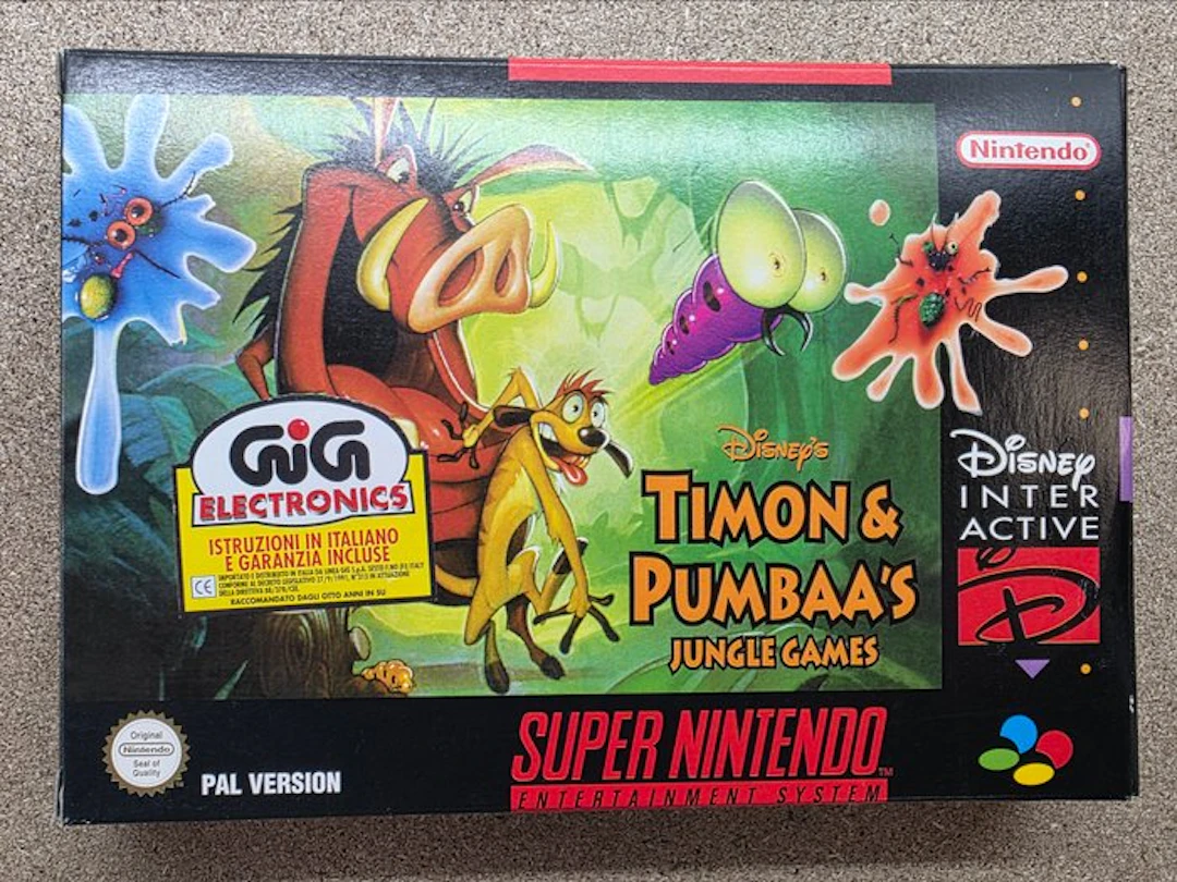 Nintendo - Snes - BRAND NEW OLD STOCK - Disney's: Timon...