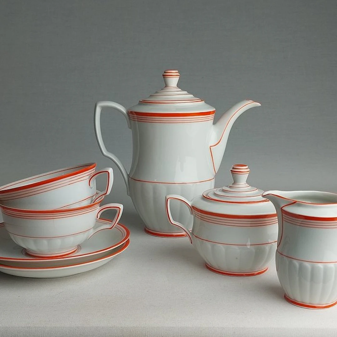 Porzellanfabrik Schirnding - Tea service - Porcelain - Art Deco