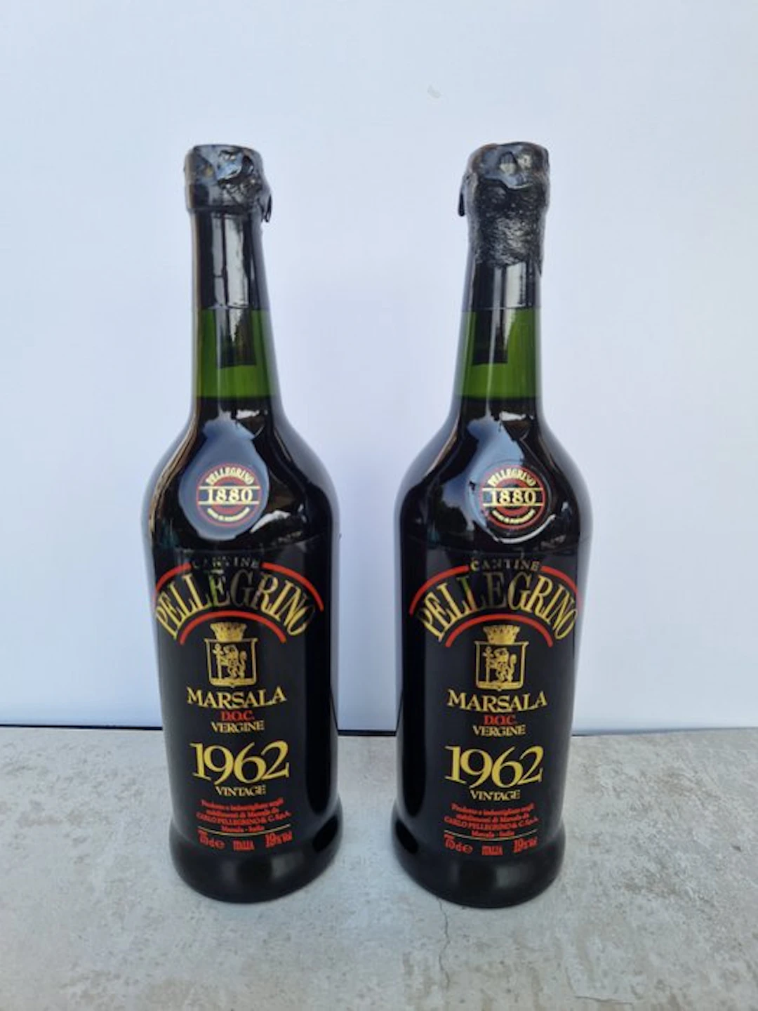 1962 Pellegrino Marsala Vergine DOC - Sicily - 2 Bottles (0.75L)