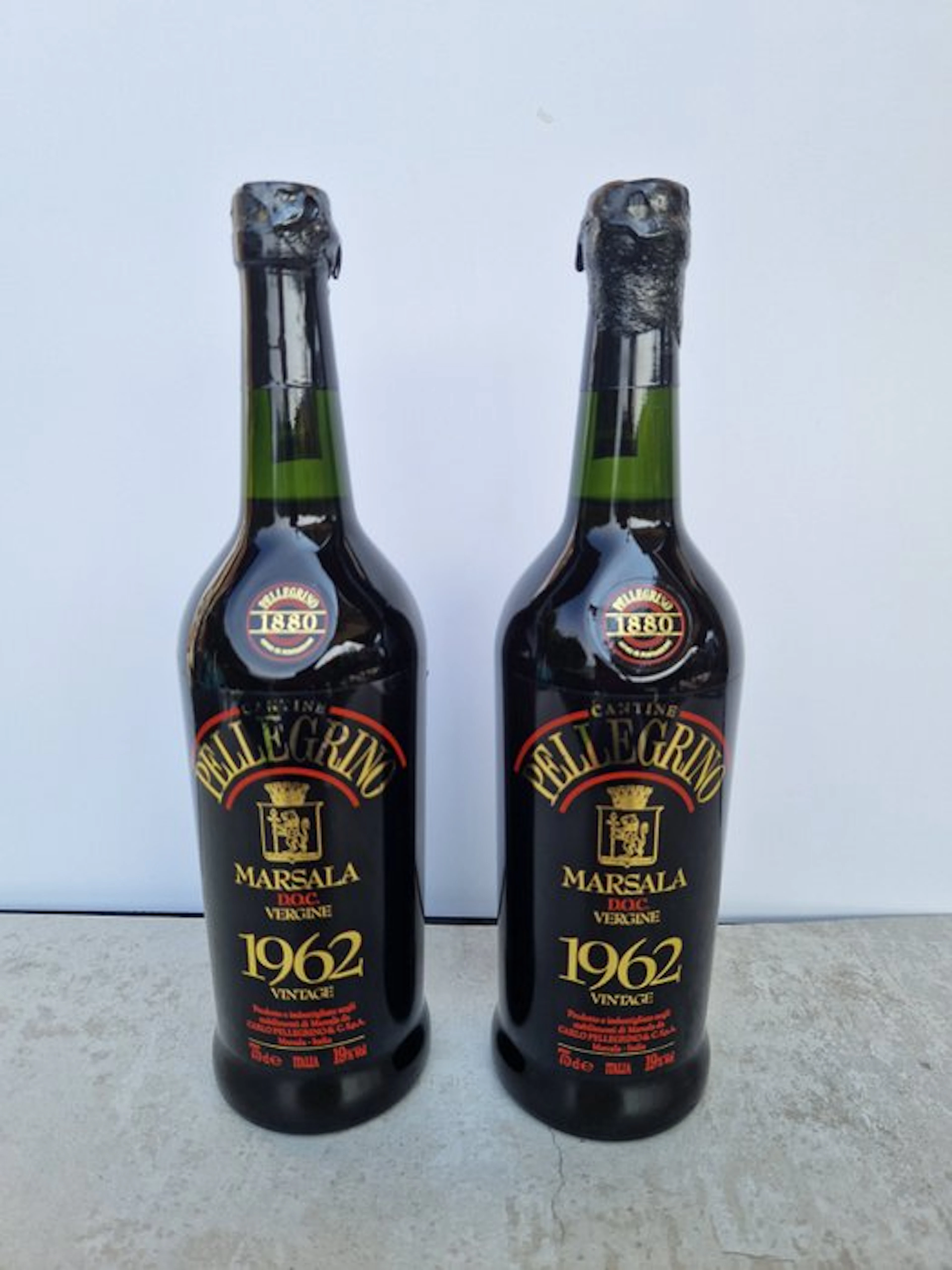 1962 Pellegrino Marsala Vergine DOC - Sicily - 2 Bottles (0.75L)