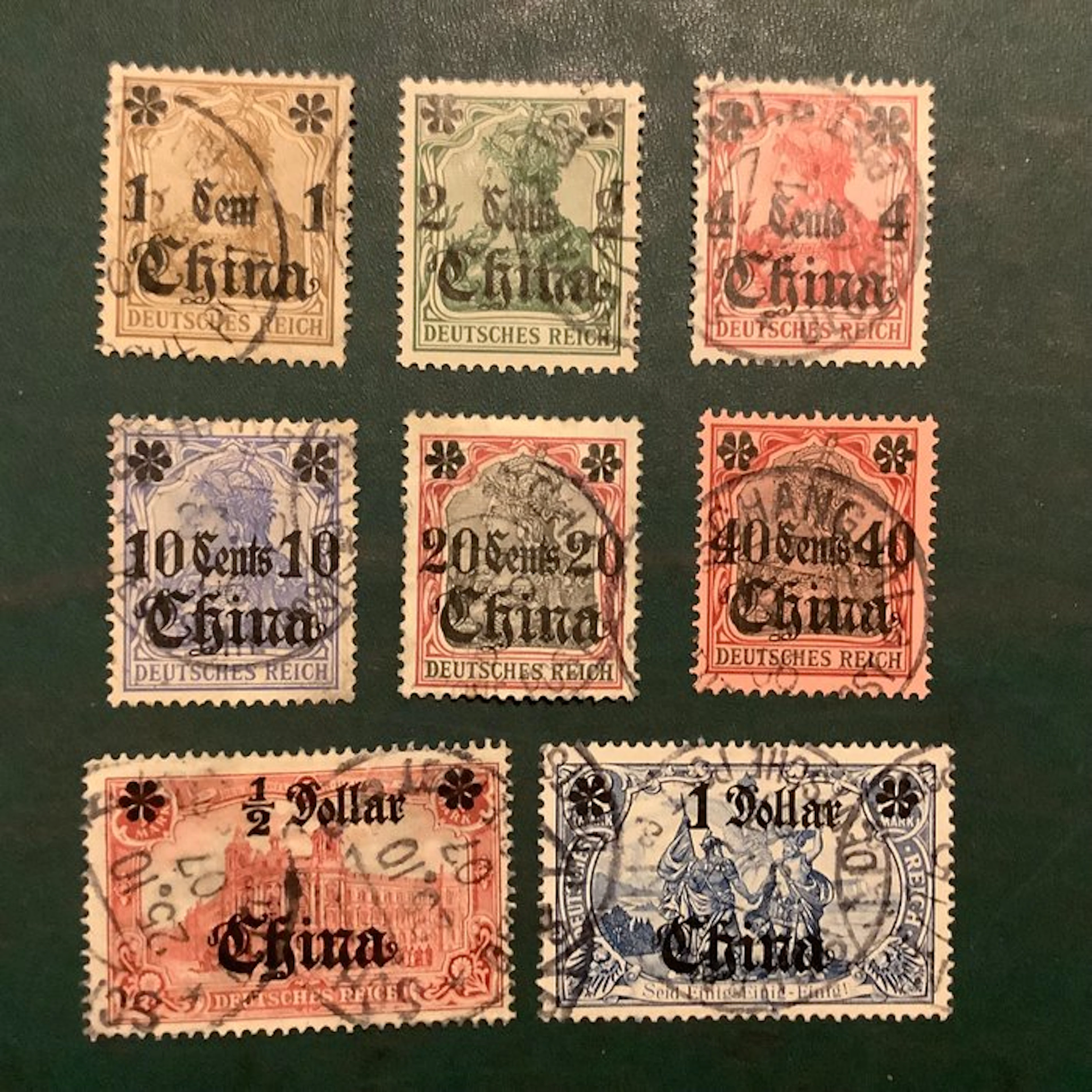 German office in China 1905 - Germany up to and including $1 - Michel 28/35