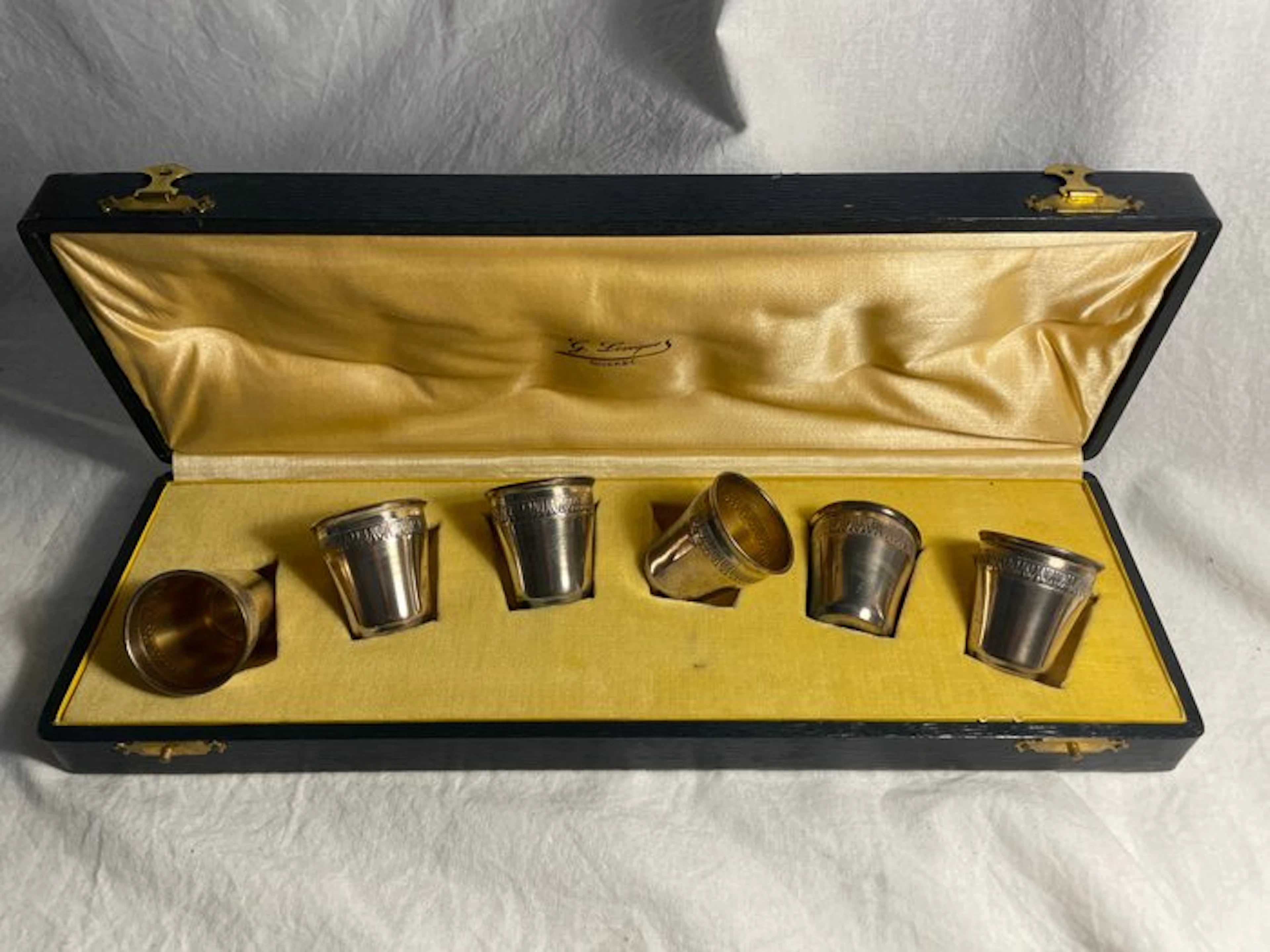 No Reserve Price - Liquor set for 6 (6) - Silverplated