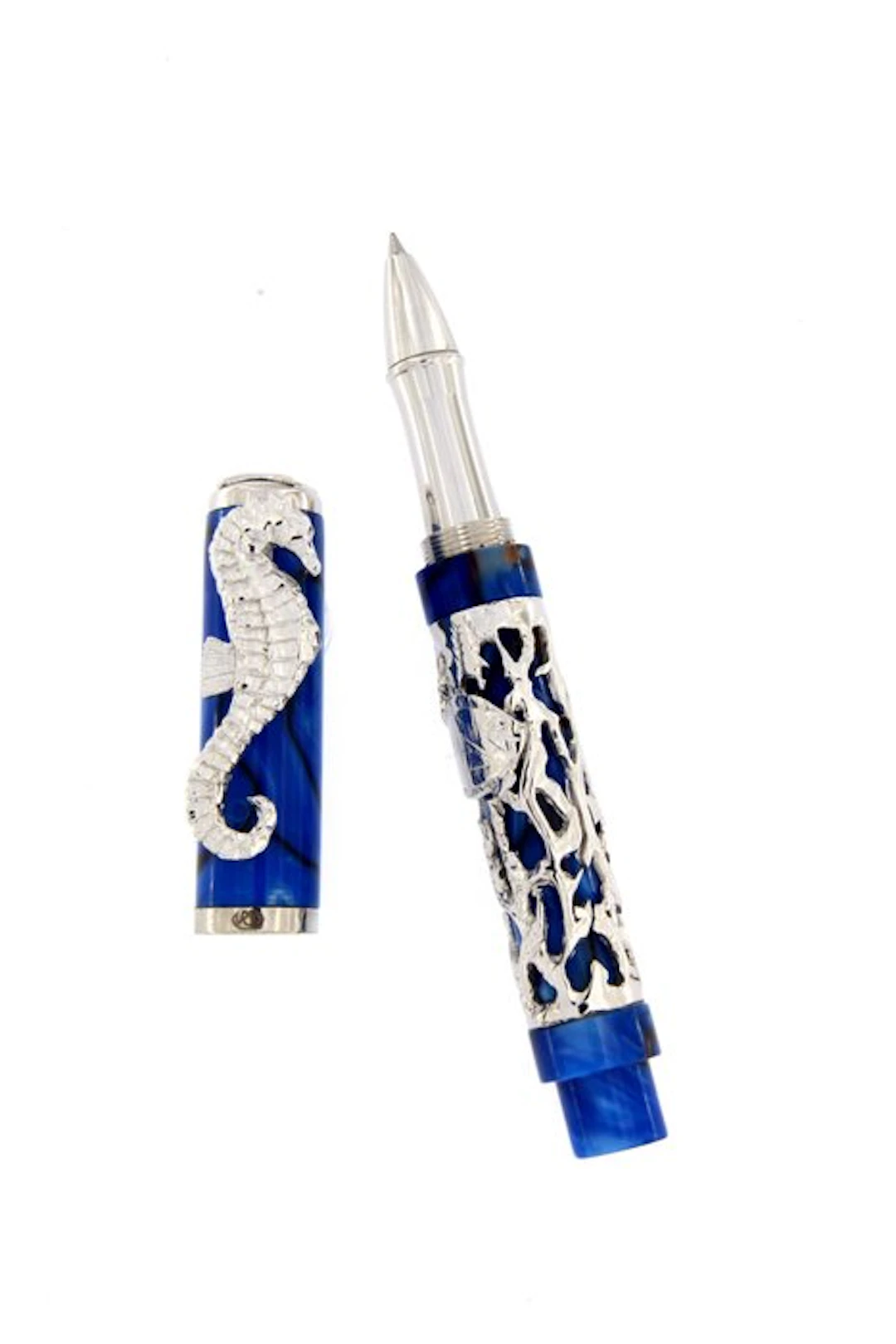 Urso - Roller Hippocampus in sterling silver limited edition - Roller ball pen
