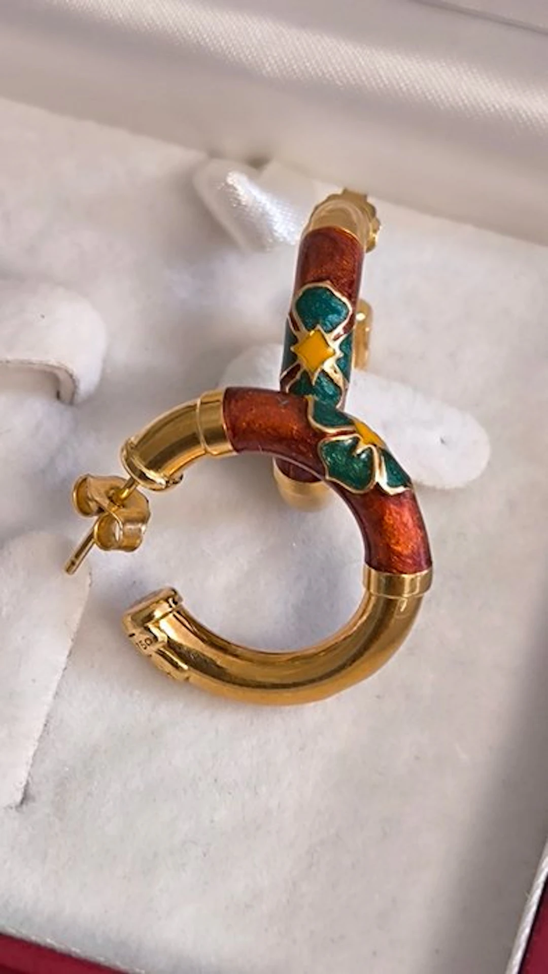 Earrings - 18 kt. Yellow gold