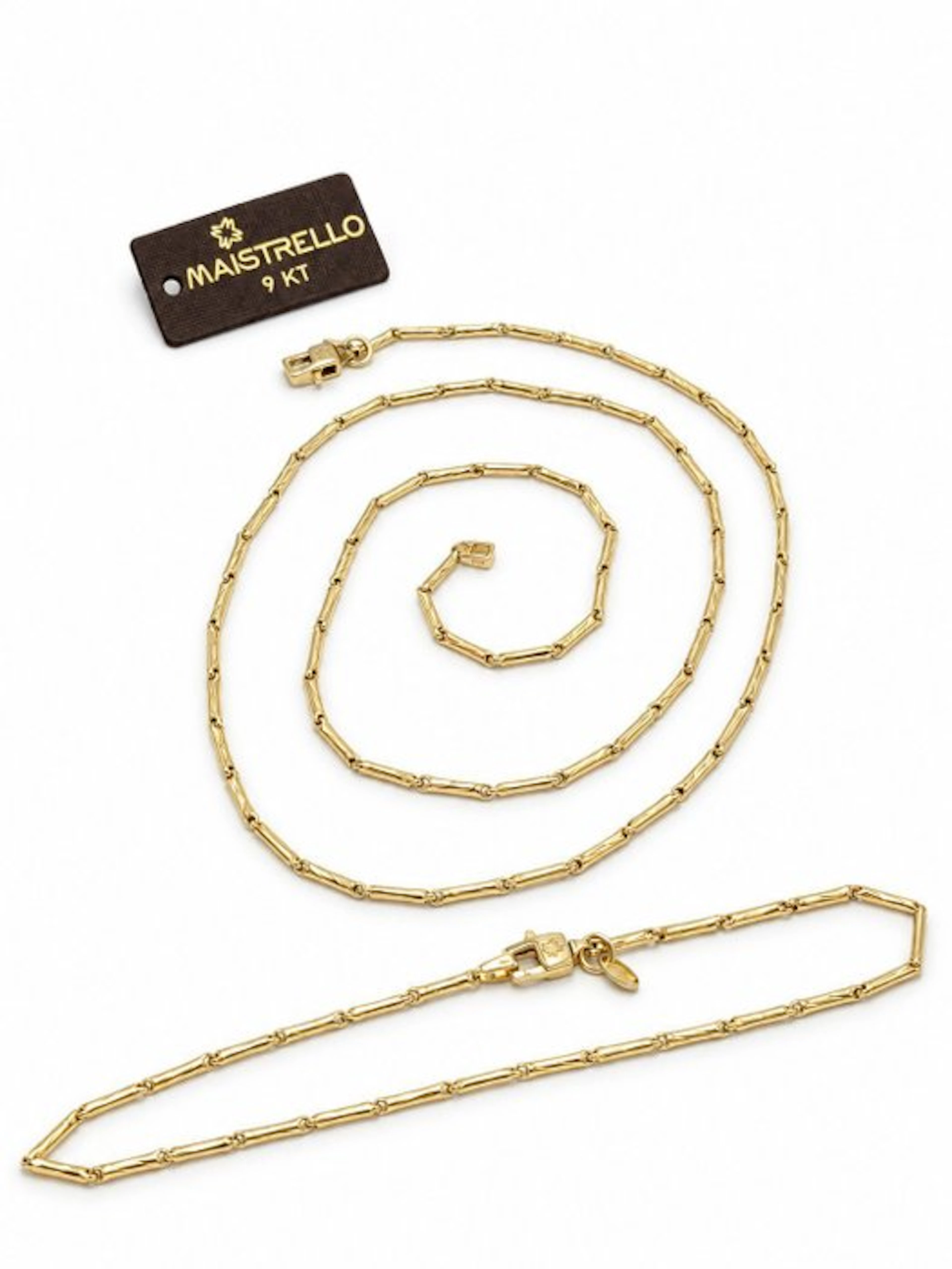 2 piece jewellery set - 9 kt. Yellow gold - Maistrellosrl