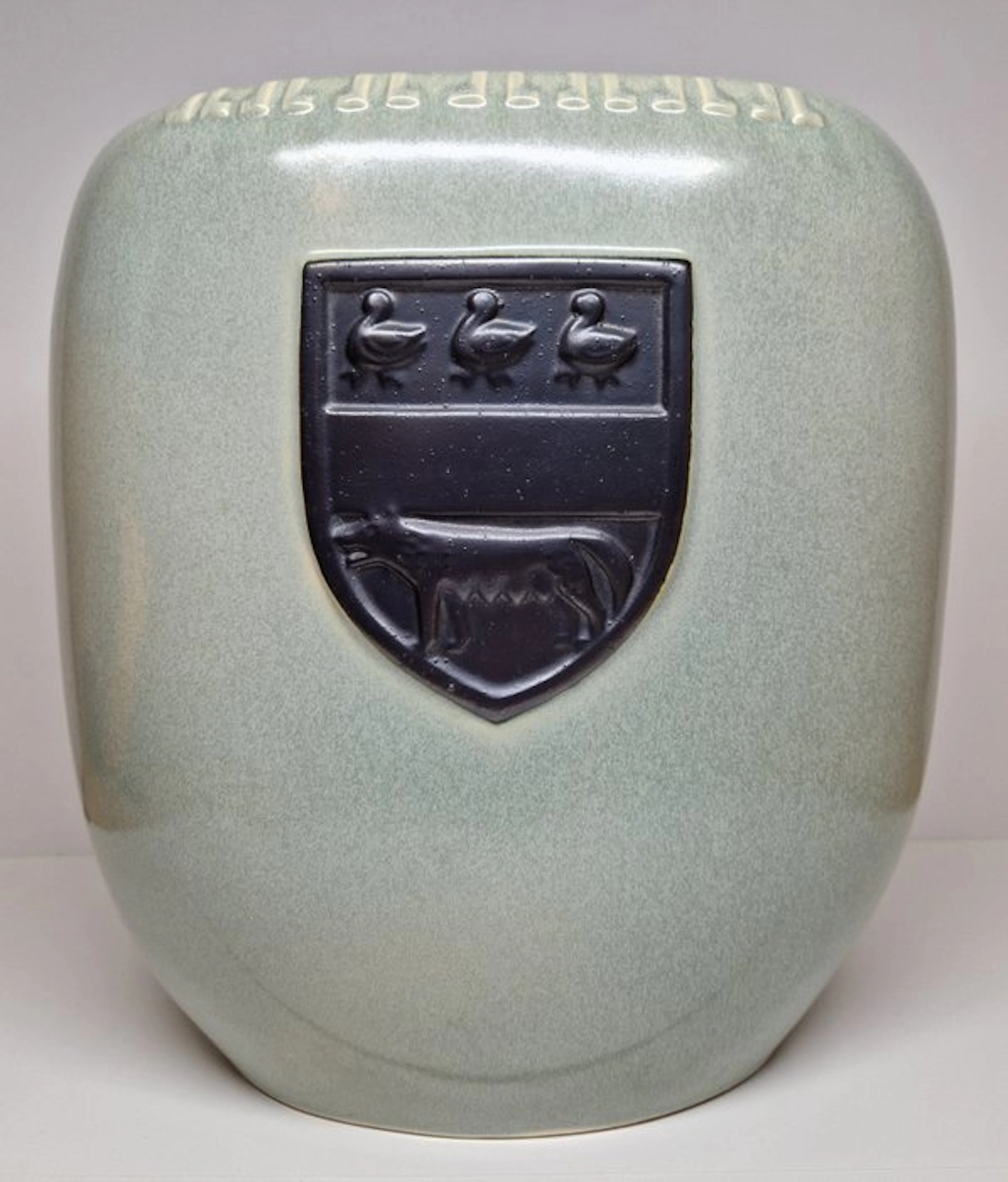 Boch Frères Keramis (B.F.K) - Vase - Ceramic - Art Deco oval serving vase