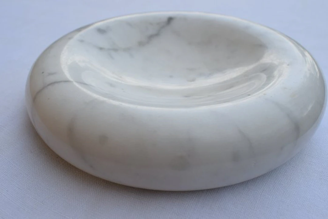 Ashtray - Carrara marble - Valet tray / Ashtray