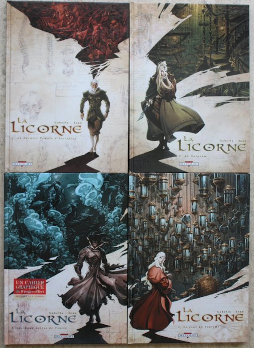 La Licorne T1 à T4 - Série complète - 4x C - 4 Album - First edition