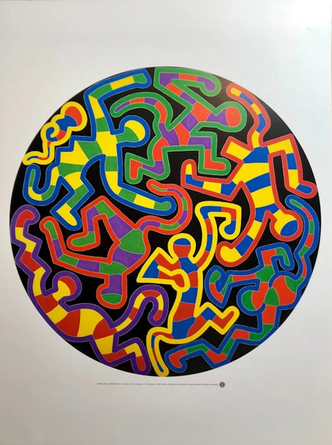 Keith Haring (after) - Monkey Puzzle -Te Neues license print - 2010s