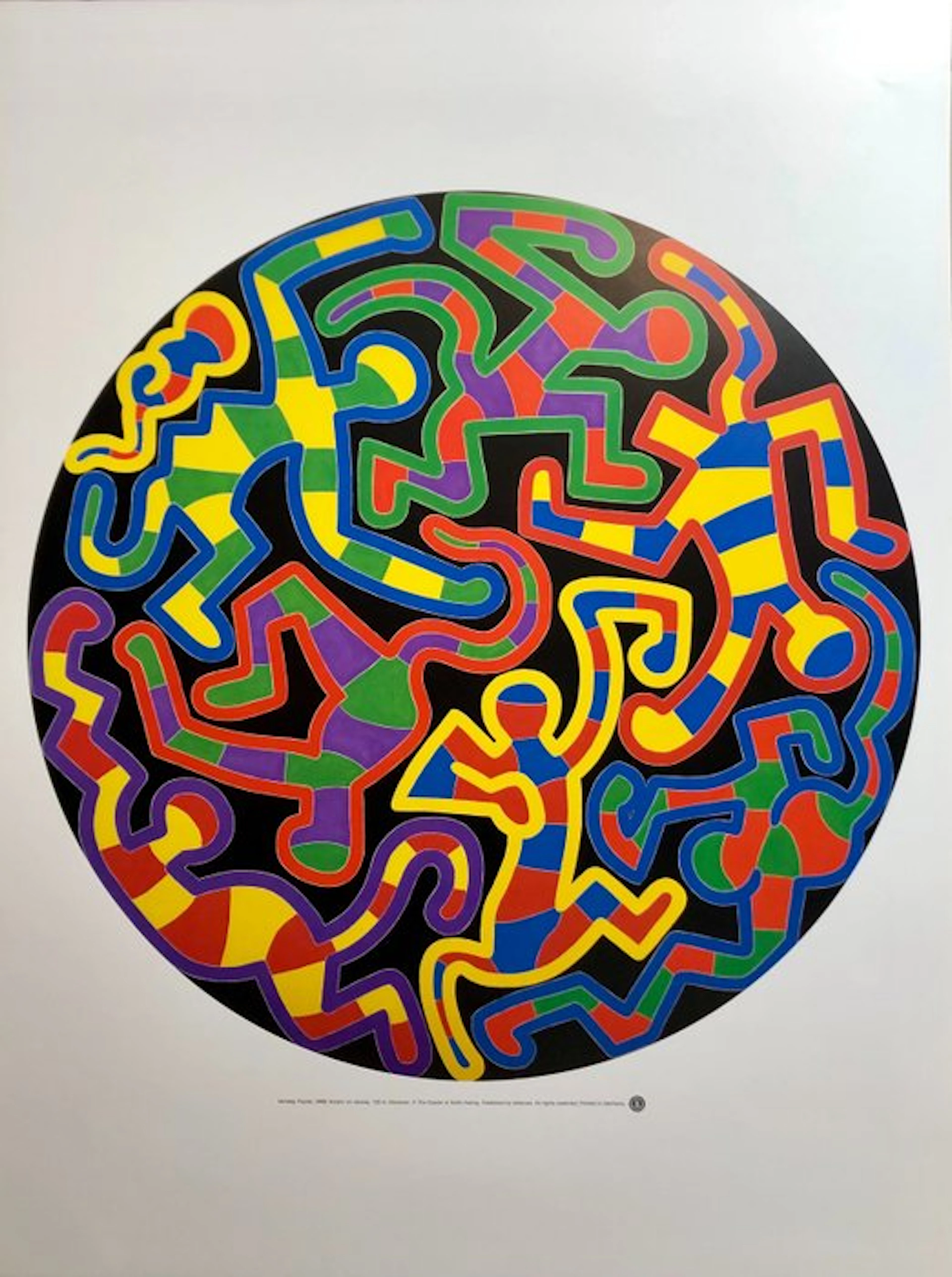 Keith Haring (after) - Monkey Puzzle -Te Neues license print - 2010s