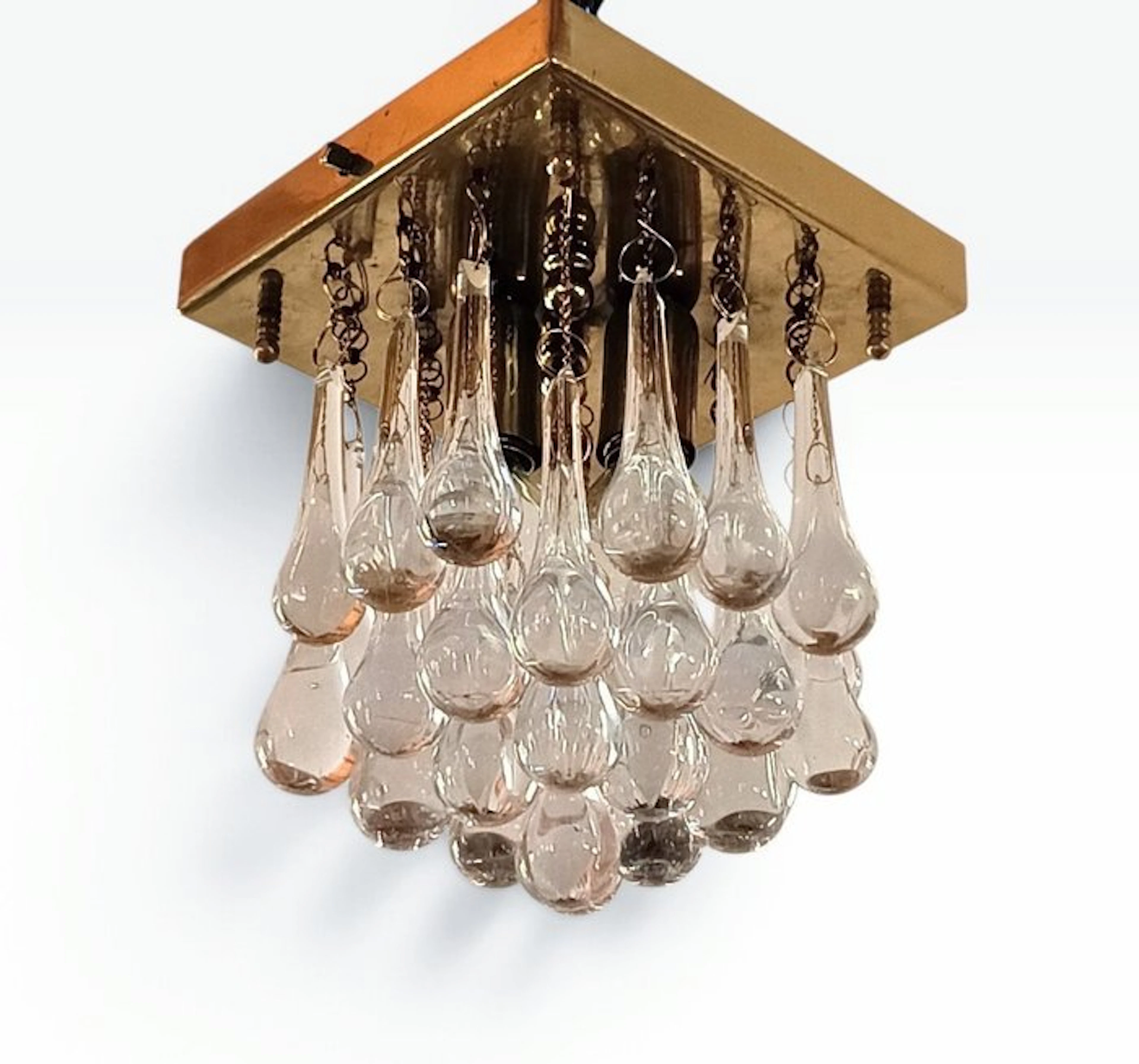 Ceiling lamp - Metal, Crystal