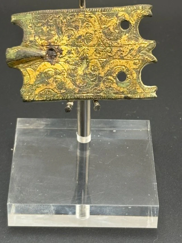 Merovingian Bronze, Gold bronze of the high command or aristocracy - 38 mm