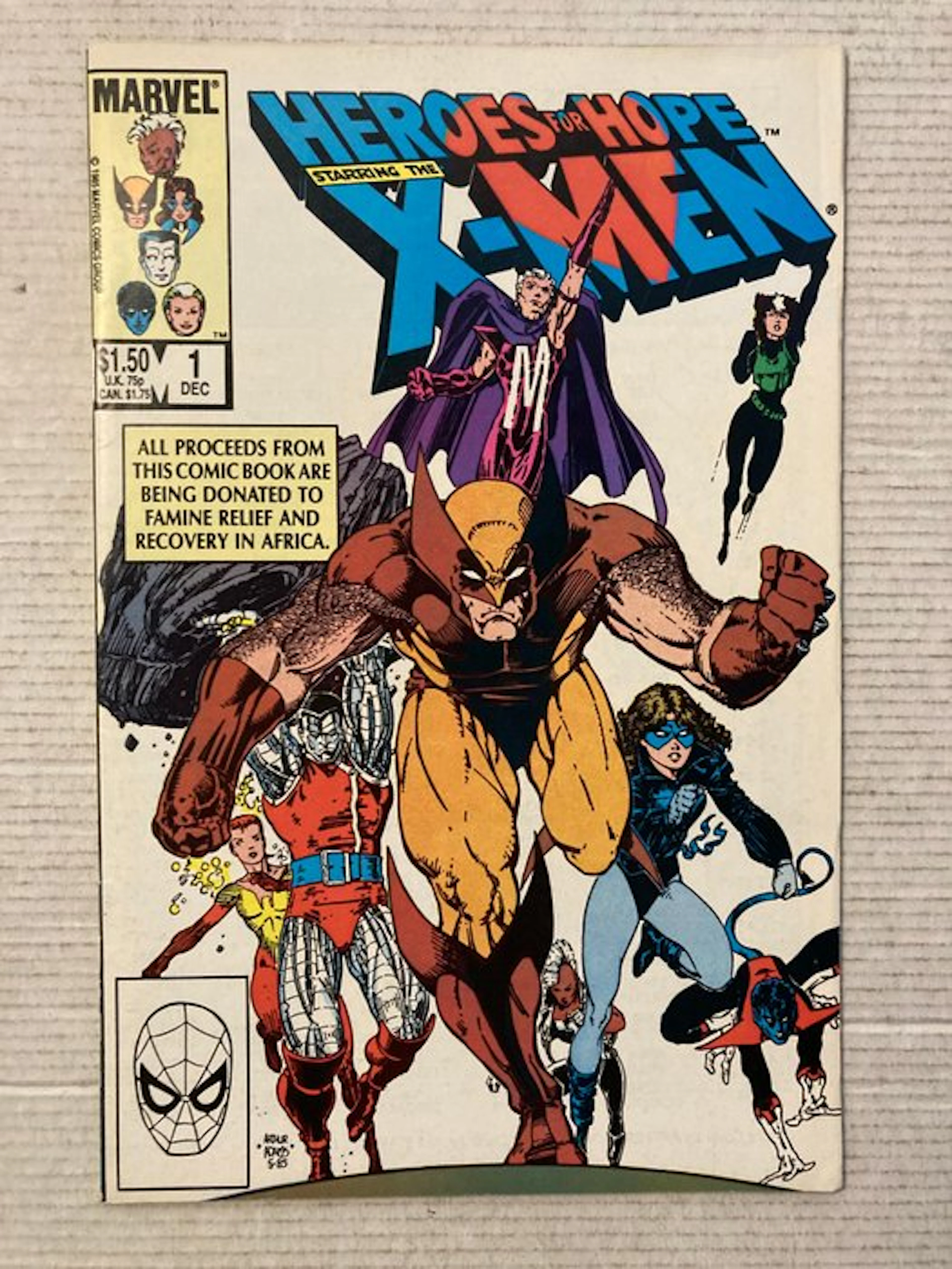 Heroes for Hope Starring the X-Men (1985) # 1