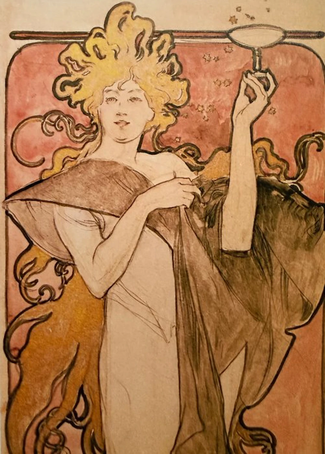 Marie Alphonse Mucha - “Champagne Riu-nart, 1896”.