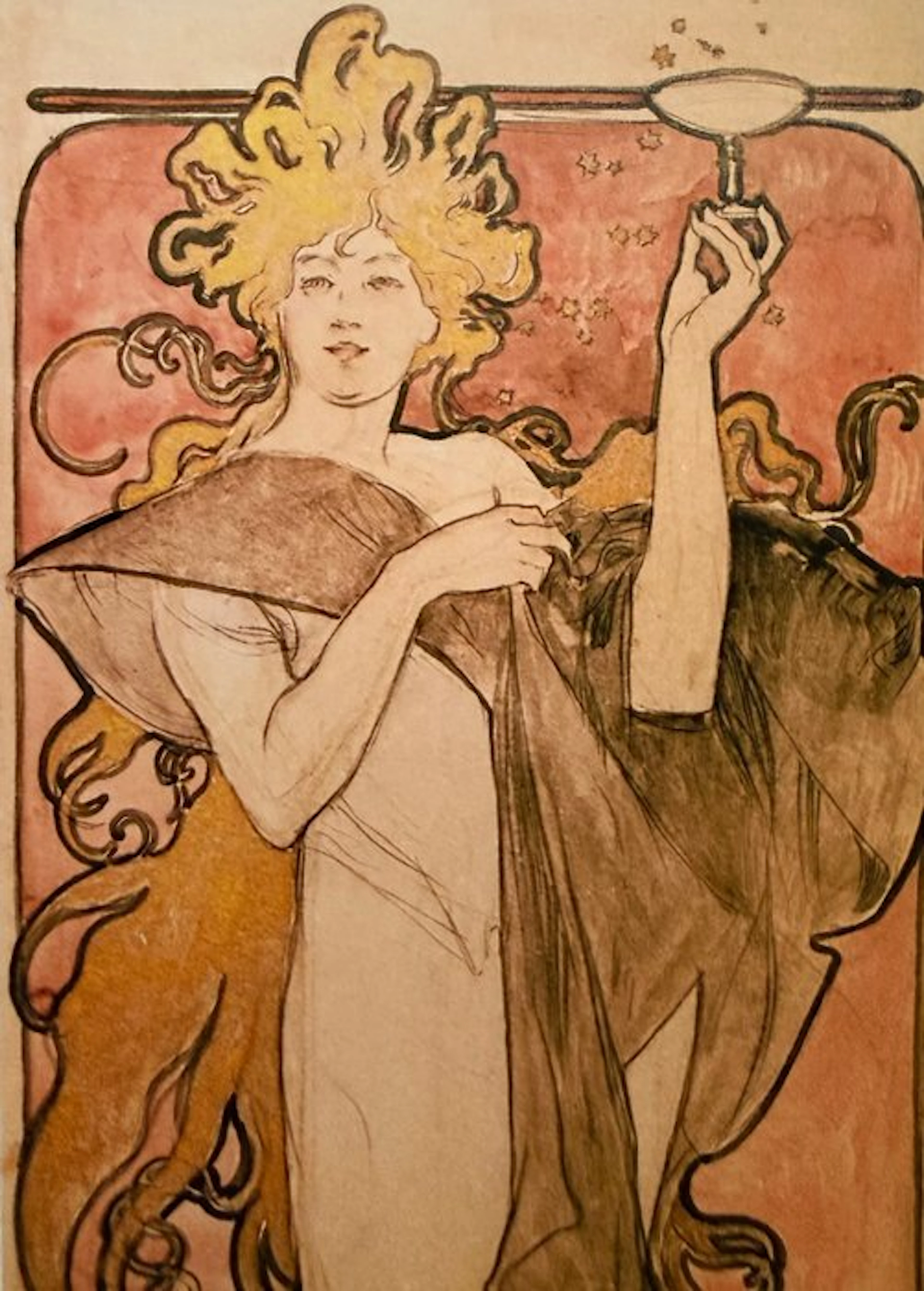 Marie Alphonse Mucha - “Champagne Riu-nart, 1896”.