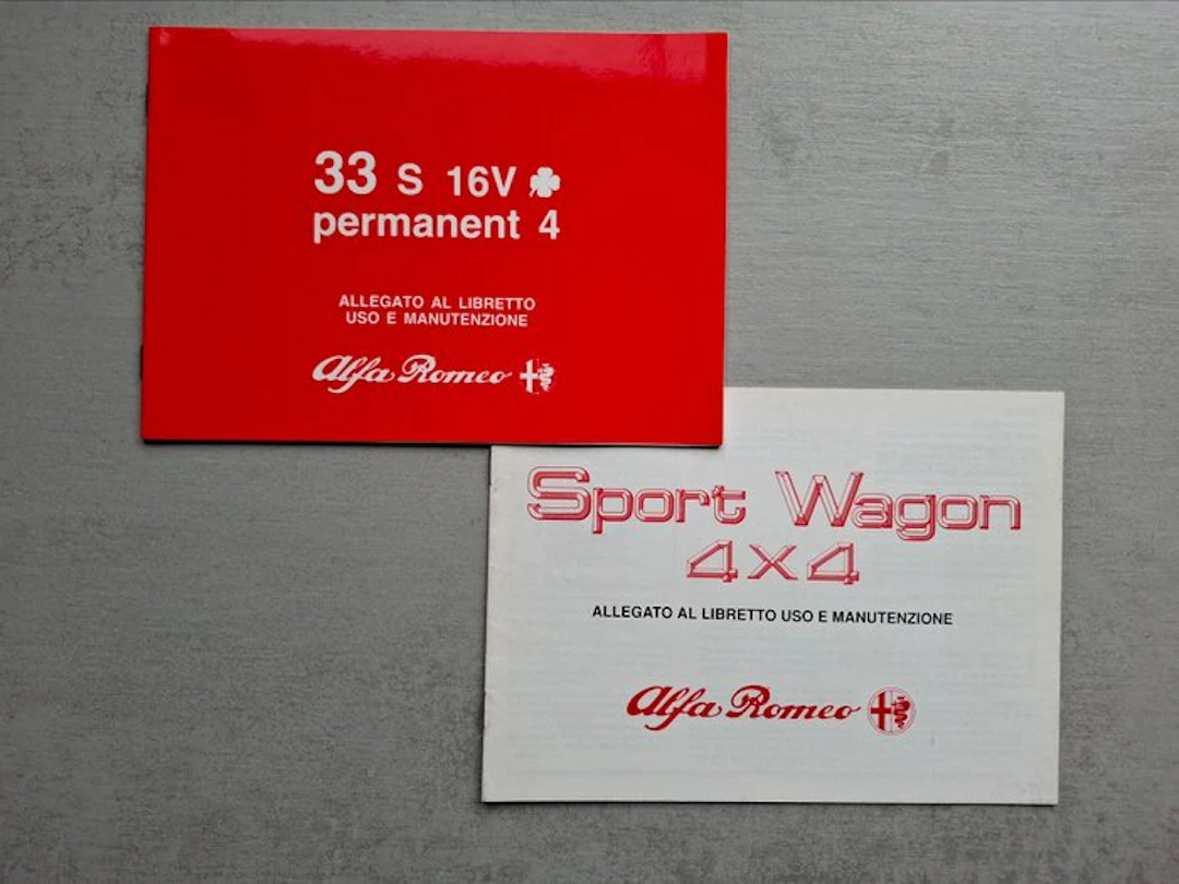 Manual - Alfa Romeo - 33 S 16v Quadrifoglio permanent 4...