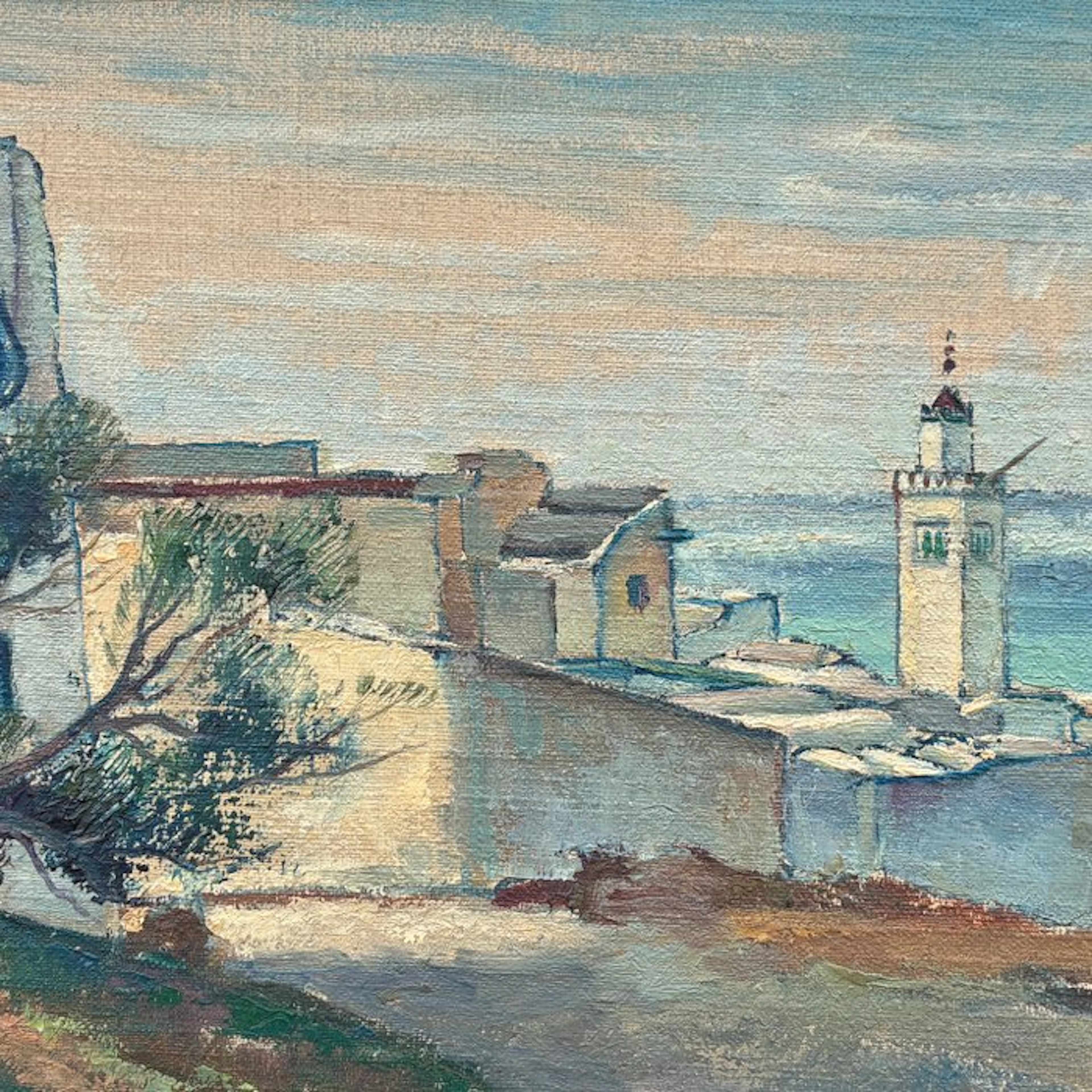 Augustin Memin (1910 - 1981) - Paysage en Tunisie - Vue...