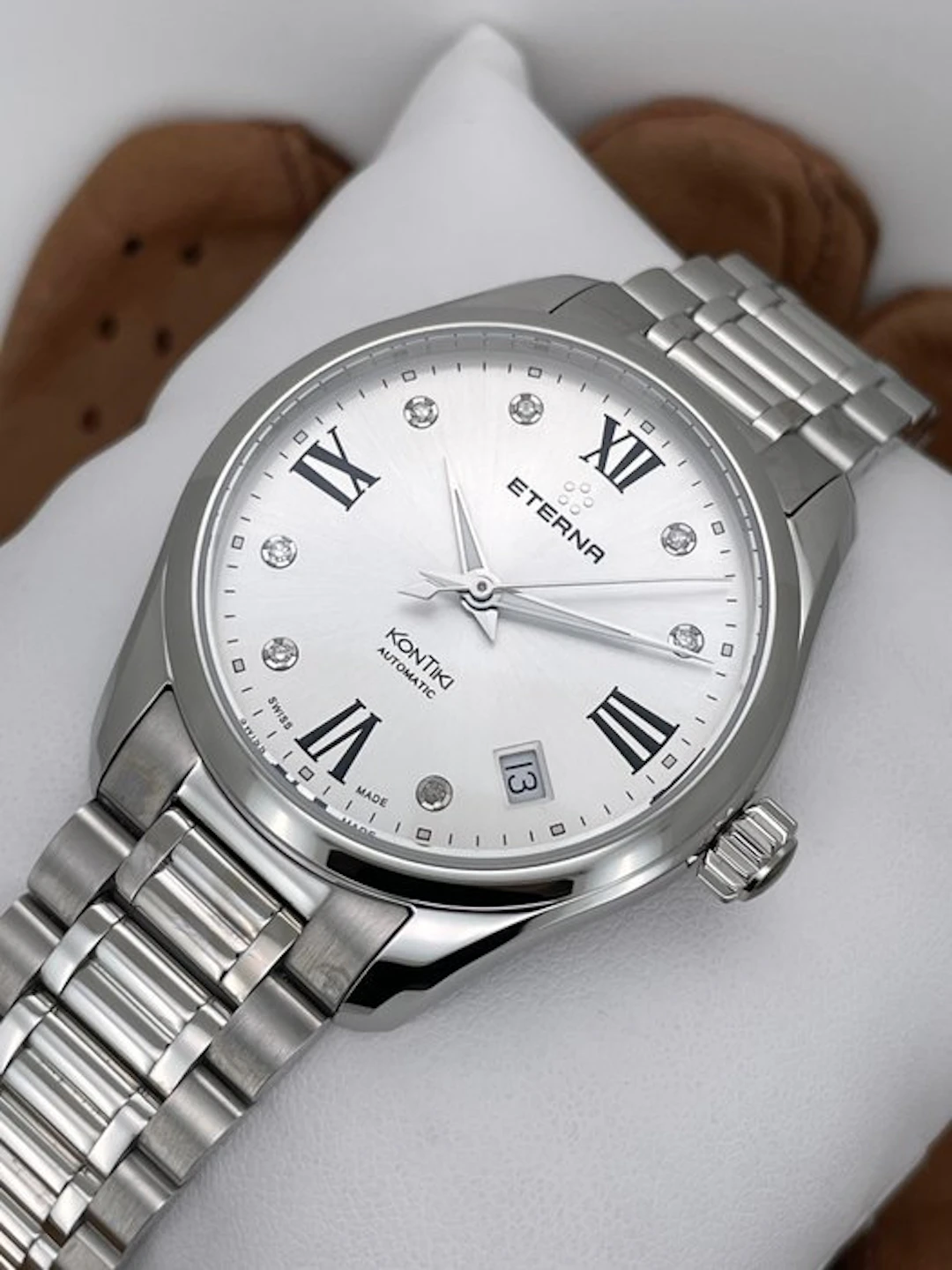 Eterna - Kontiki Automatic Diamonds Lady - No reserve...