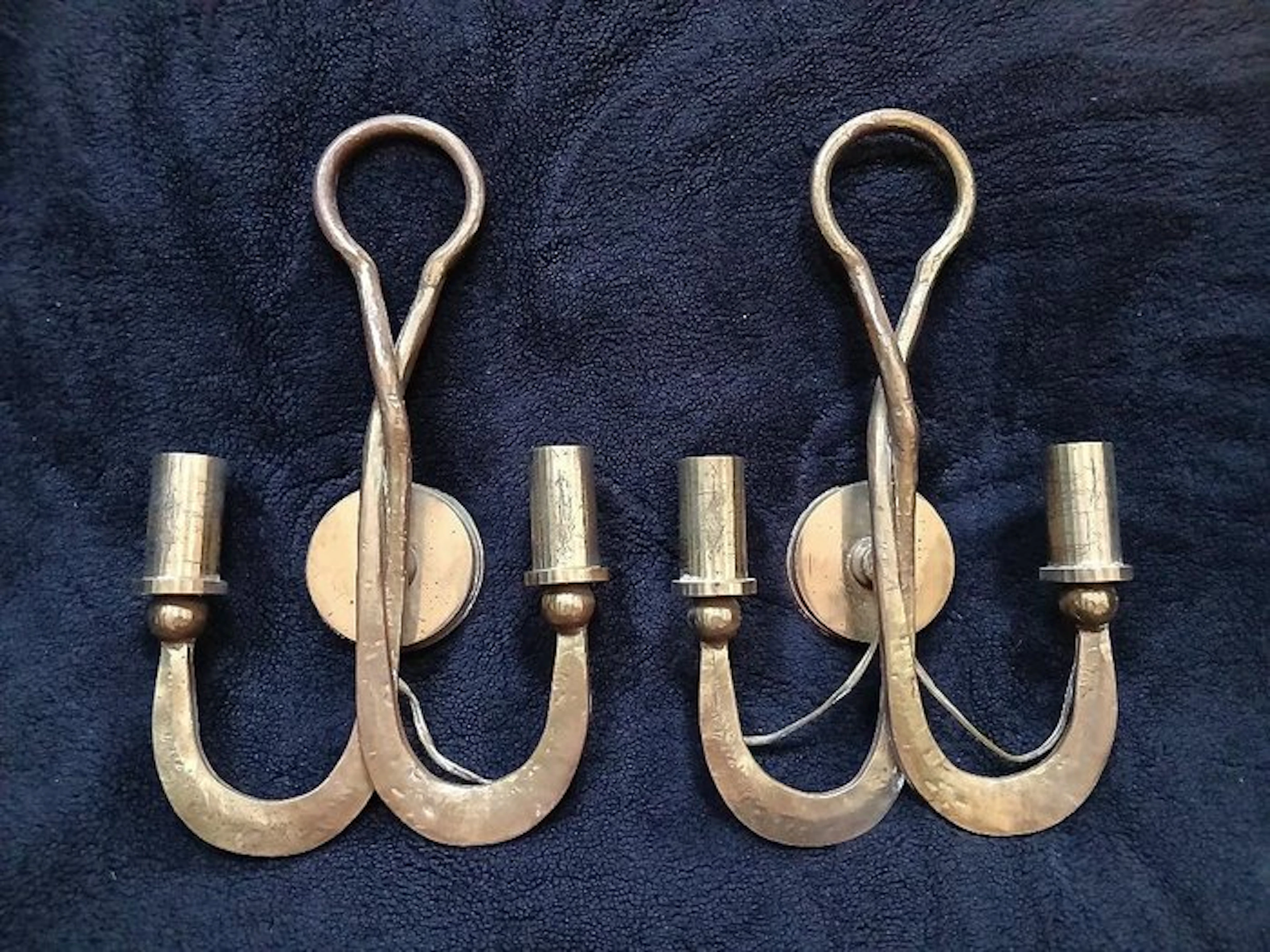 Attributed to Ciani Florence - Wall sconce (2) - Bronze