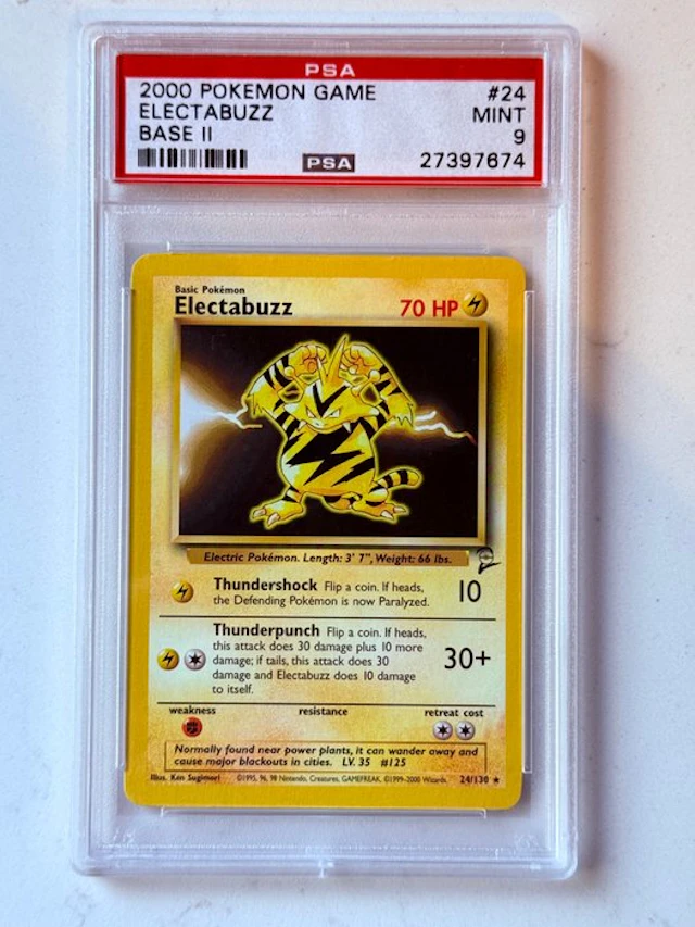 Pokémon - 1 Graded card - Electabuzz 24/130 - PSA 9 - Various sets