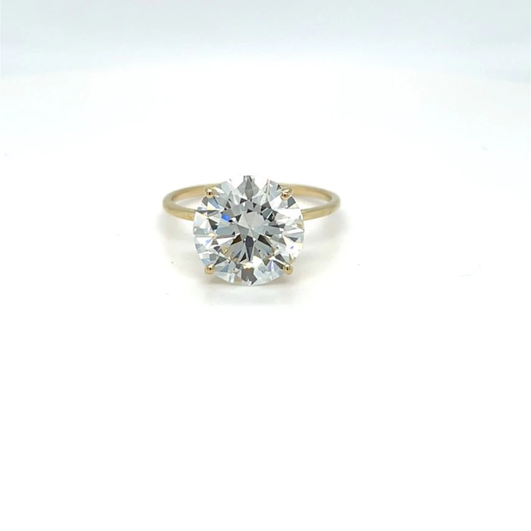 No reserve price - Ring - 14 kt. Yellow gold - 2.02ct. tw. Diamond (Lab-grown)