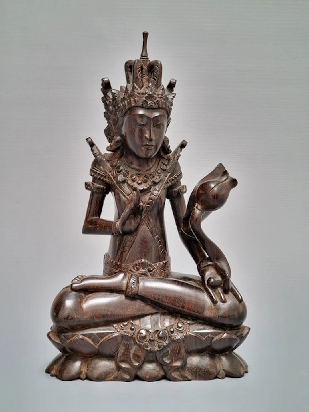 Rare Antique Pre-War Balinese Masterpiece – Seated...