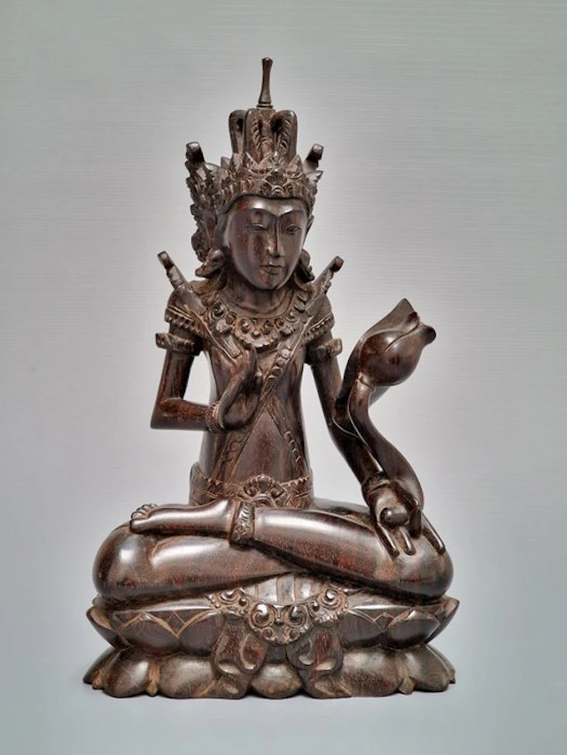 Rare Antique Pre-War Balinese Masterpiece – Seated...