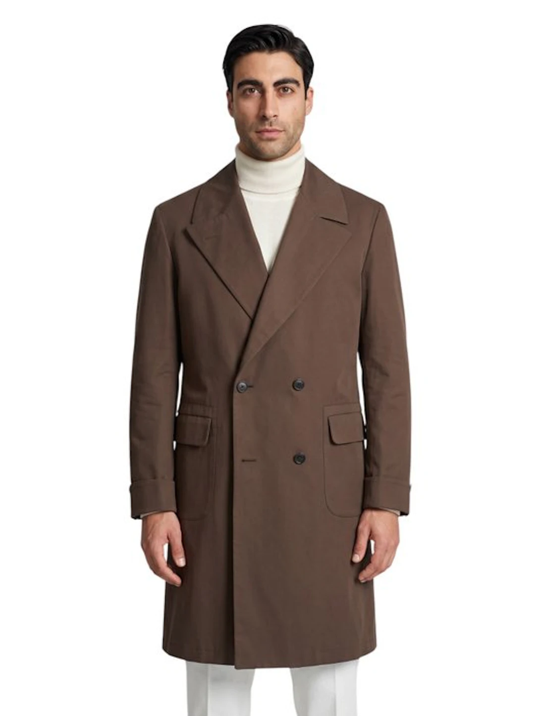 SARTORIA MASSACRI - 54 IT - Coat Mud Brown...