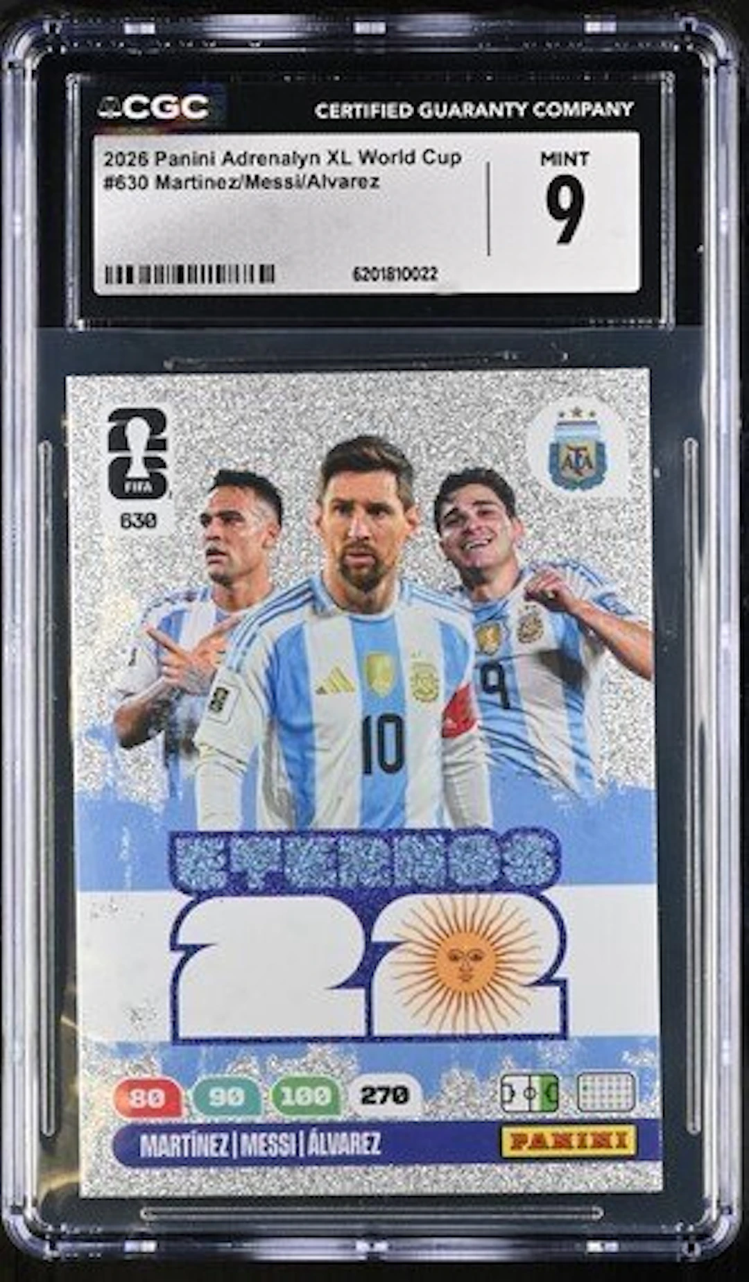 2026 Panini Lionel Messi / Lautaro Martínez / Julián...