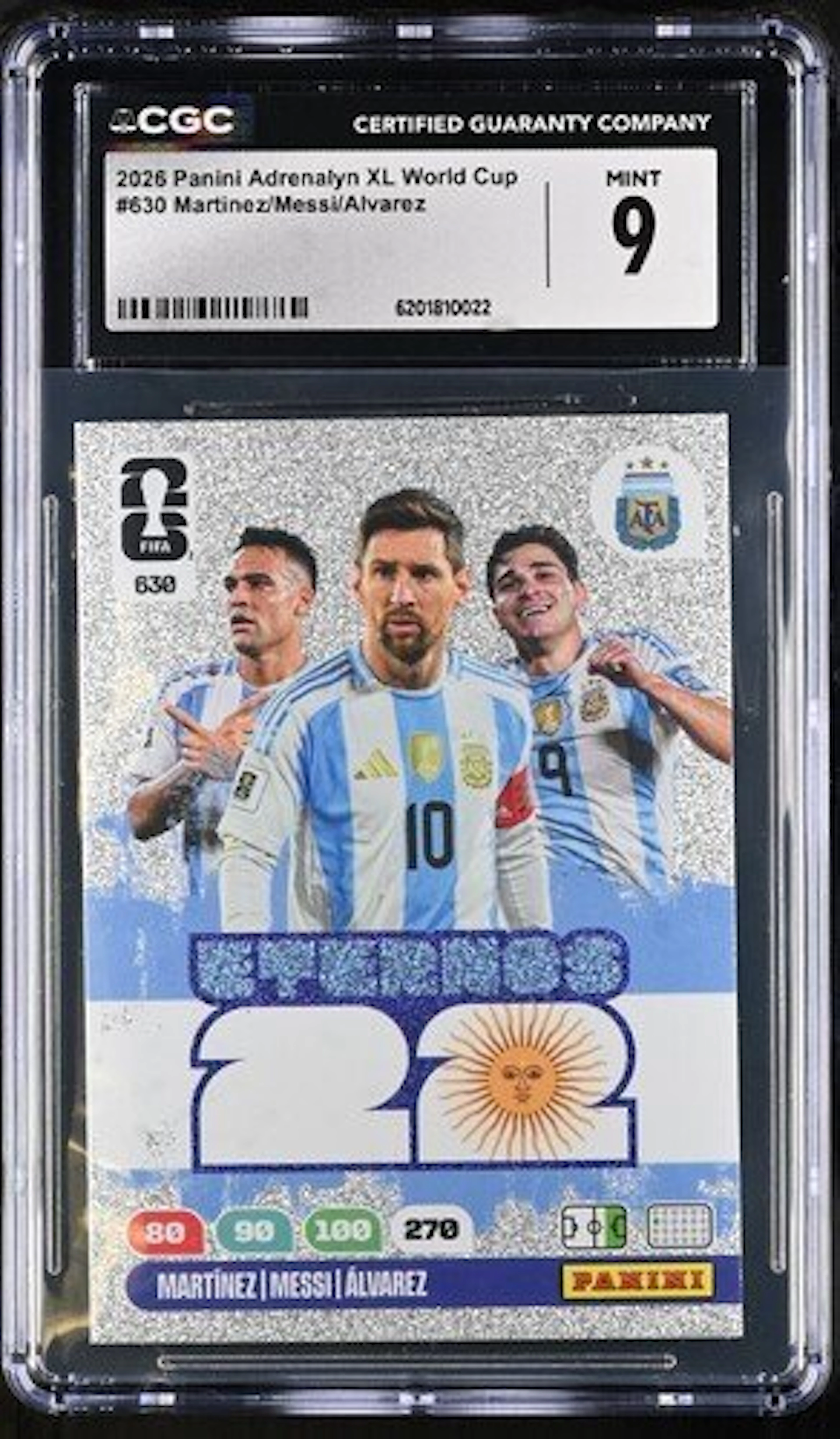 2026 Panini Lionel Messi / Lautaro Martínez / Julián...