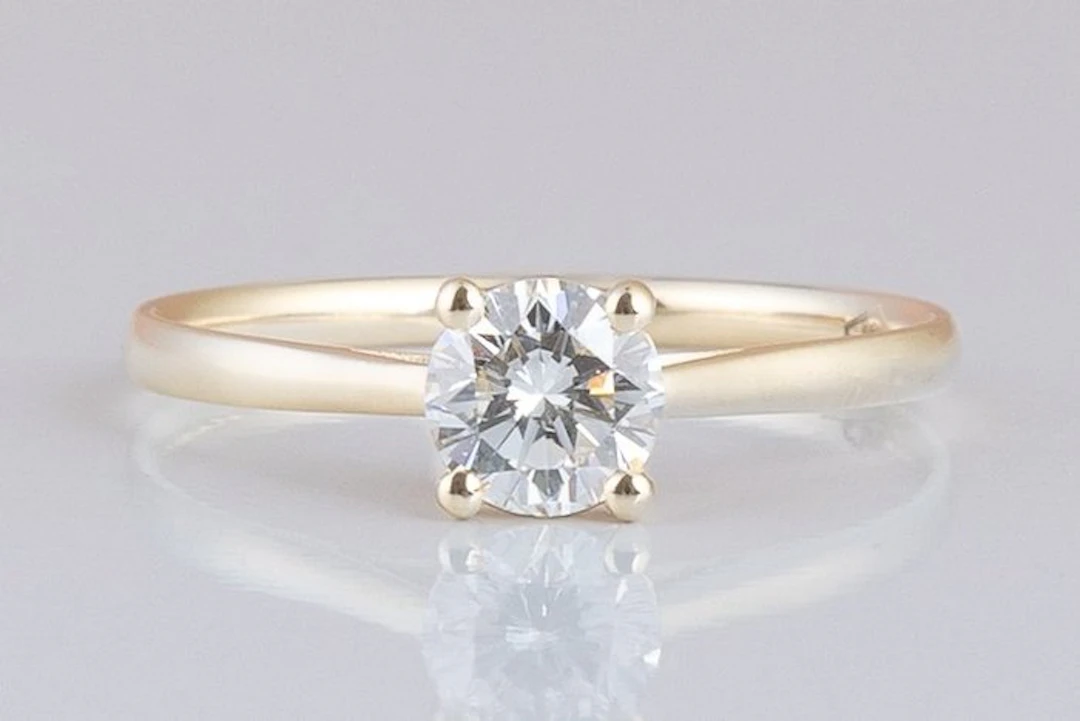 No reserve price - Ring - 14 kt