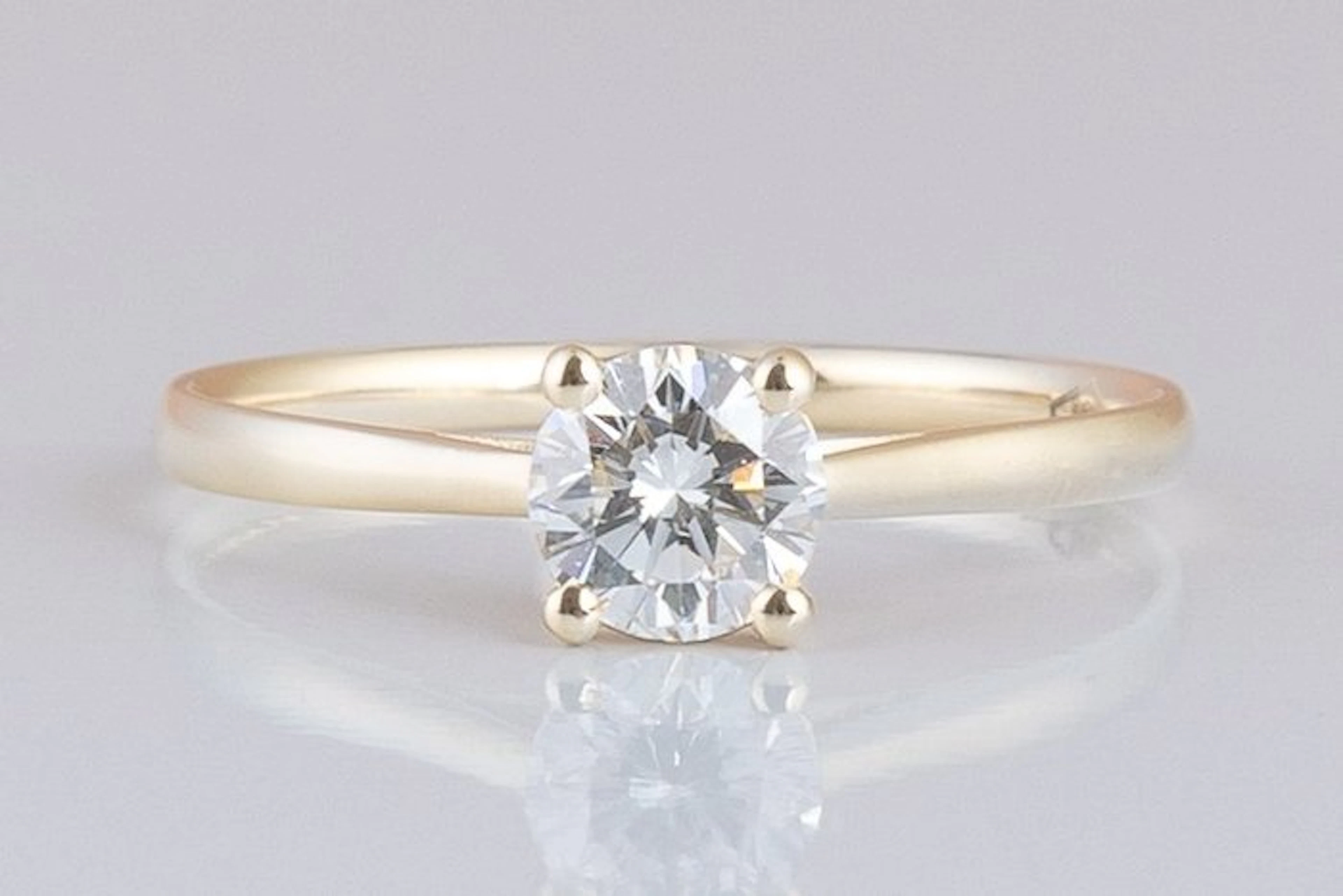 No reserve price - Ring - 14 kt