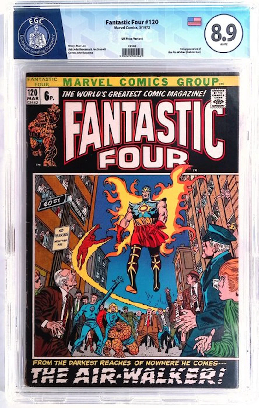 Fantastic Four #120 - EGC 9.8 - 1 Graded comic - First edition - 1972