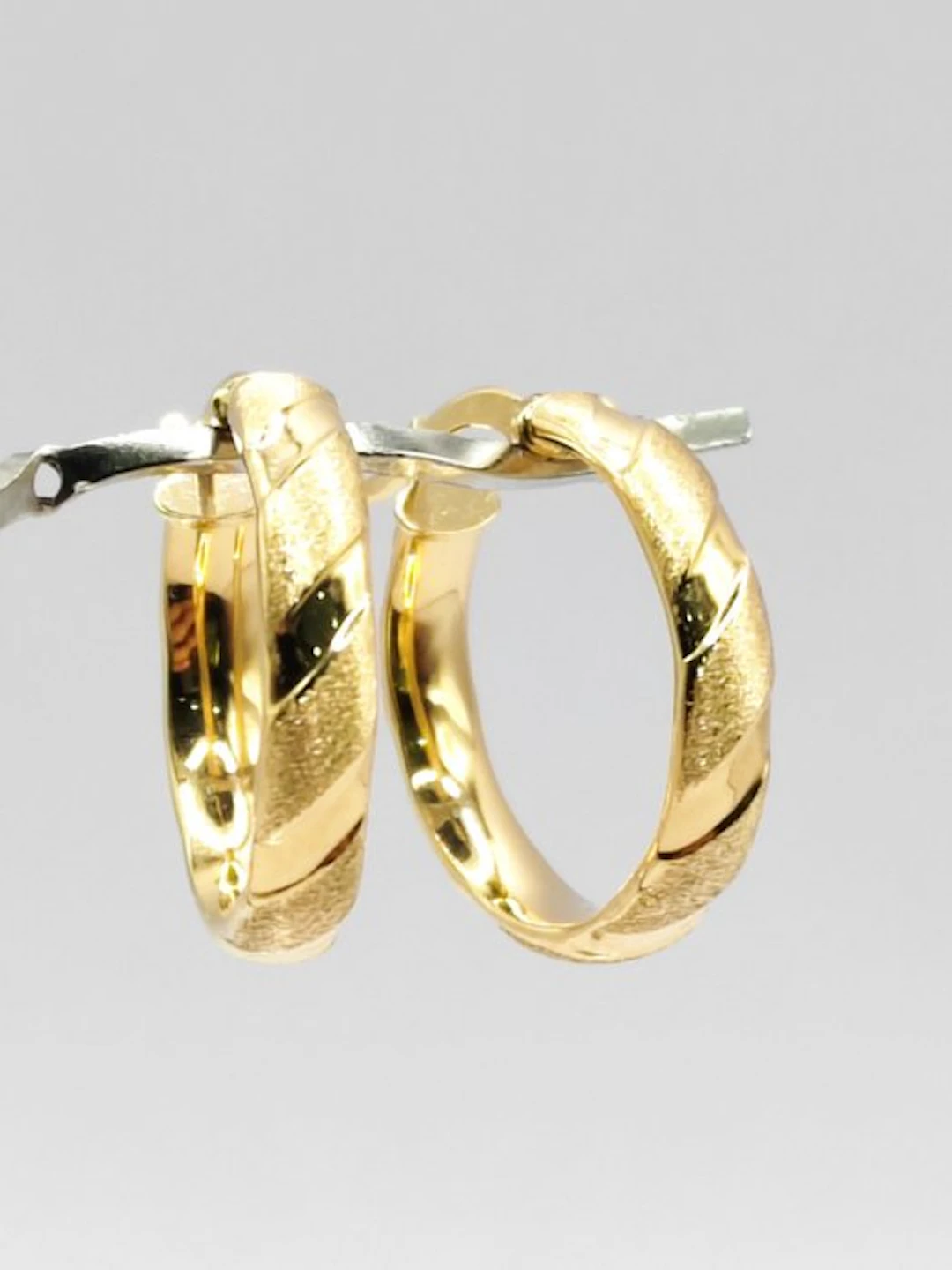 No reserve price - Earrings - 18 kt. Yellow gold