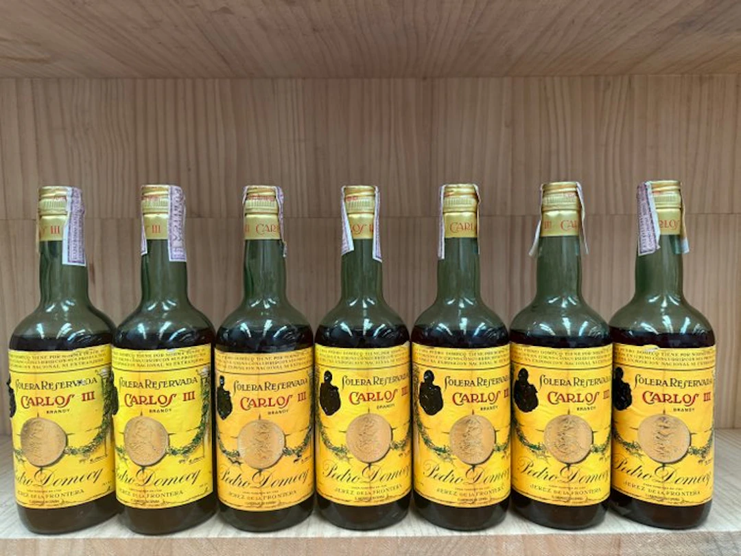 Pedro Domecq - brandy Carlos lll - b. 1970s - 75cl - 7 bottles